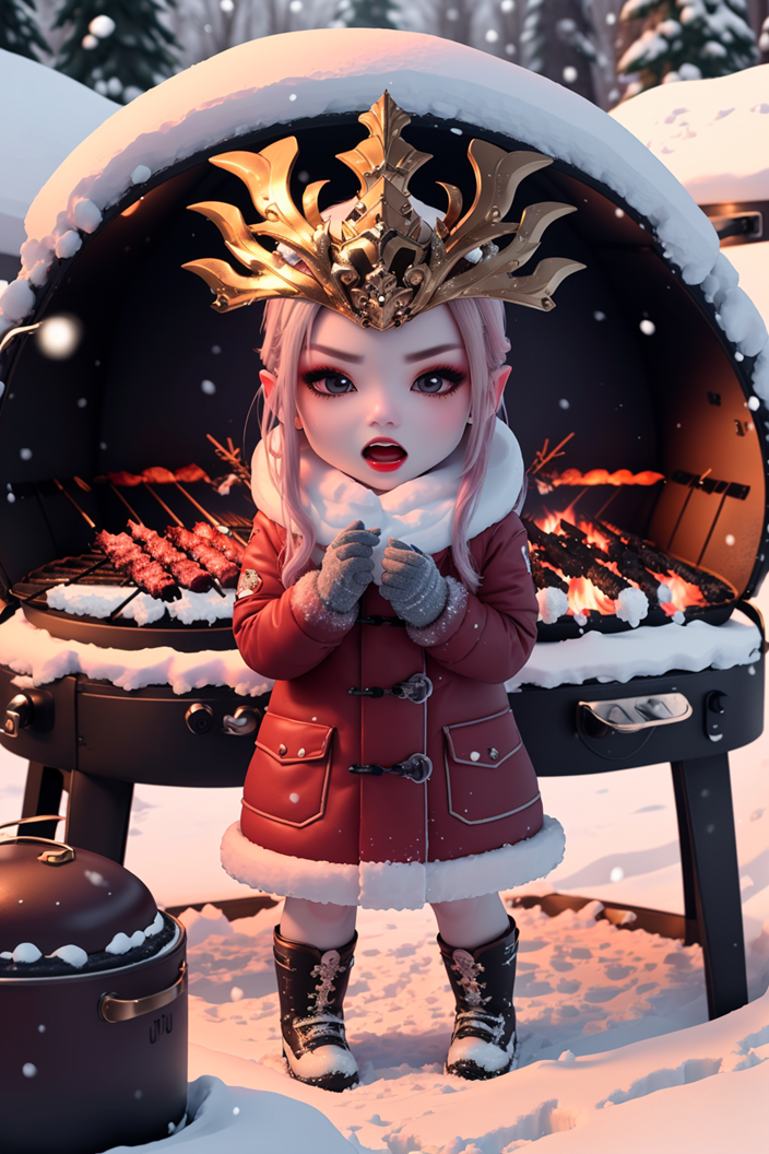 超可爱的q版美杜莎女王美图