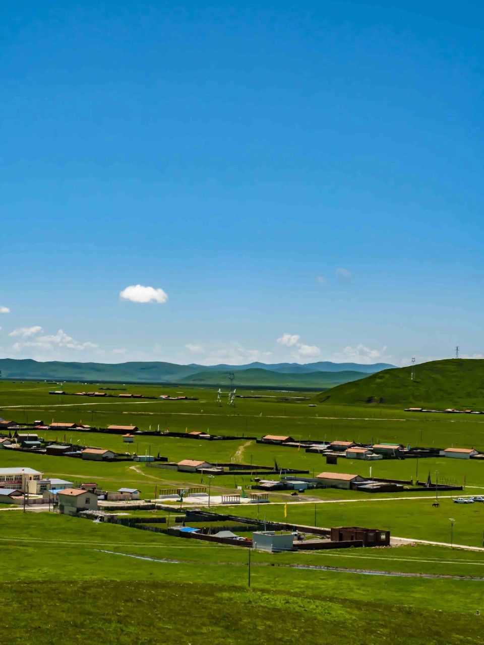 川西|若尔盖真不是盖的 特别喜欢看的川西若尔盖草原 草原与天空相接