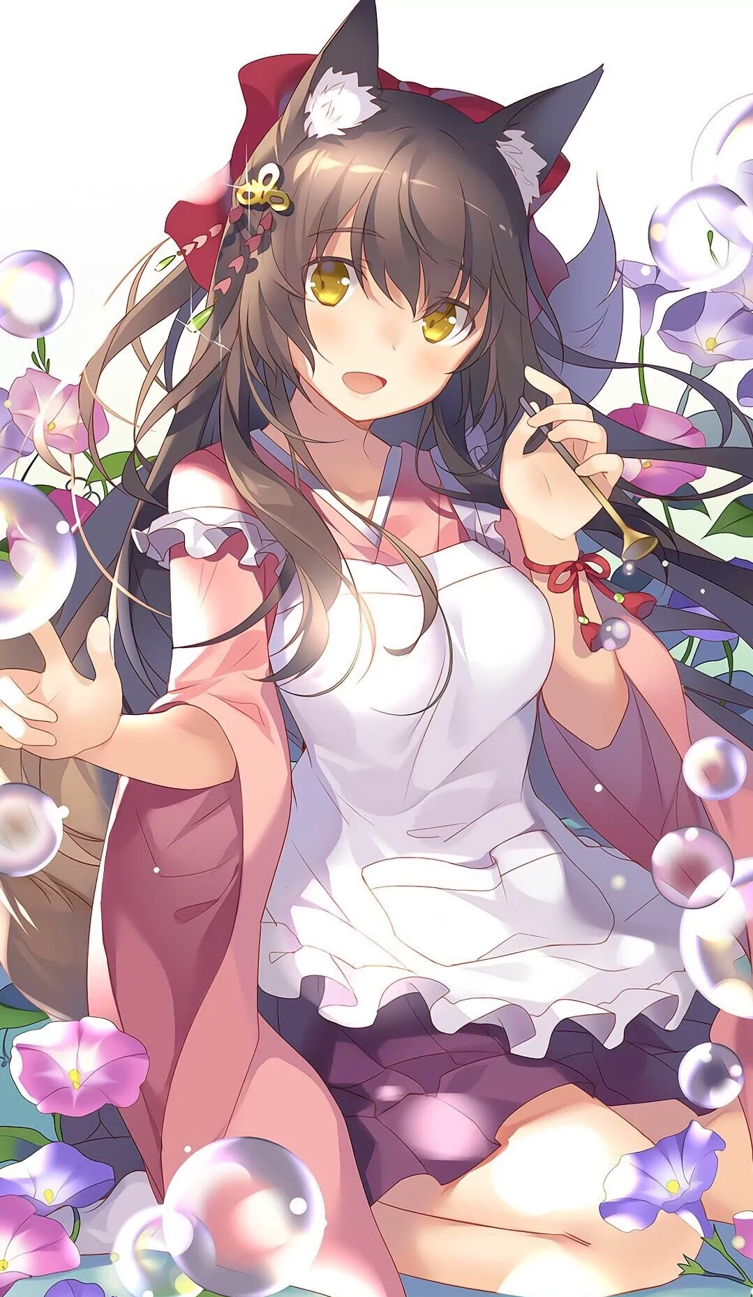 画风青春靓丽的动漫壁纸,美少女的气质很漂亮