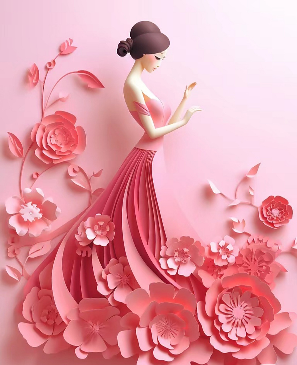 漂亮裙子   剪纸艺术#周杰伦演唱会