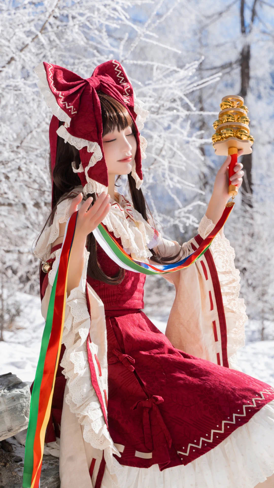 cos:东方project博丽灵梦cos正片@元素