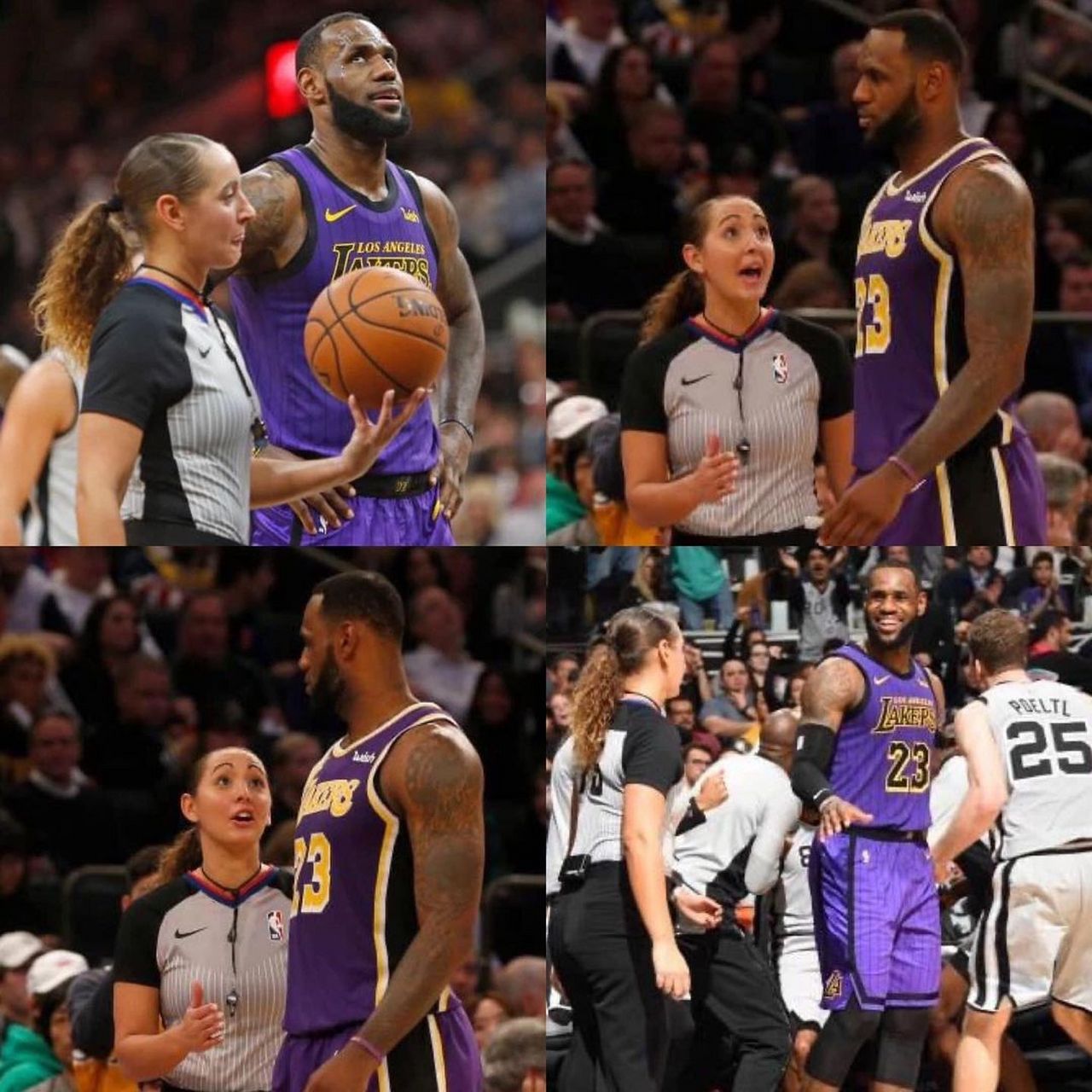 nba女裁判怎麼撩? #nba吐槽大會# #詹姆斯# #nba