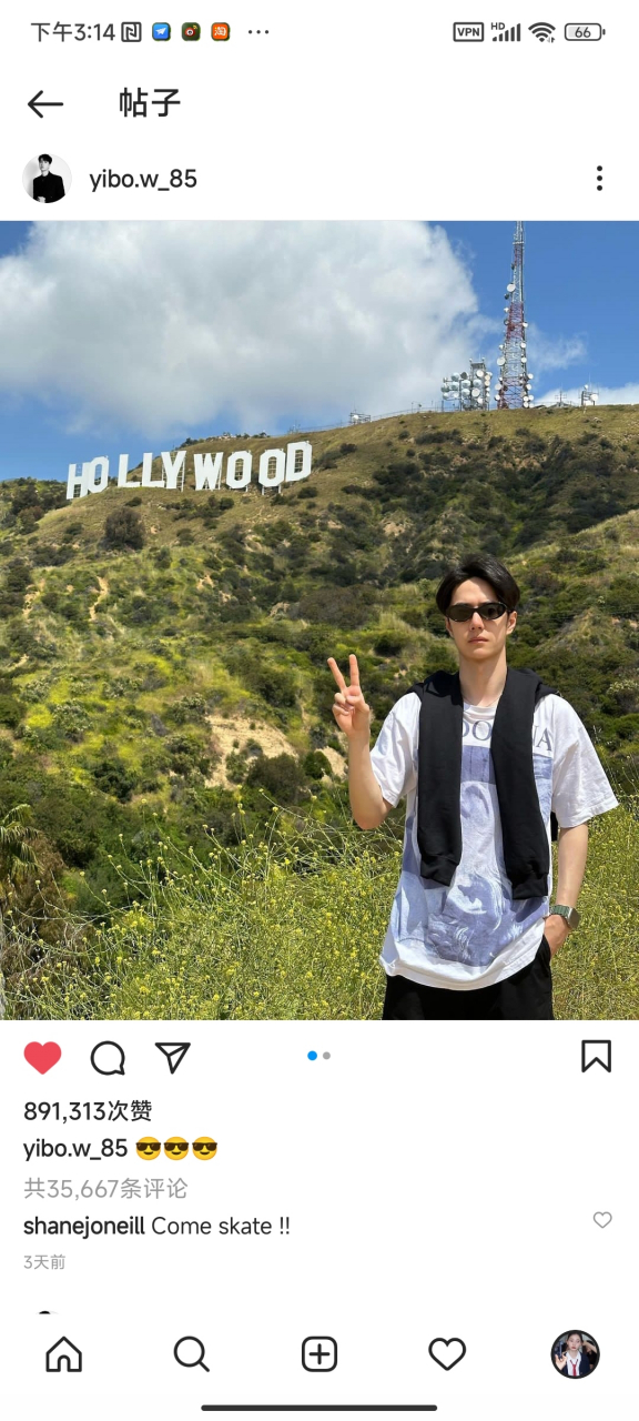 王一博ins点赞量,什么水平?