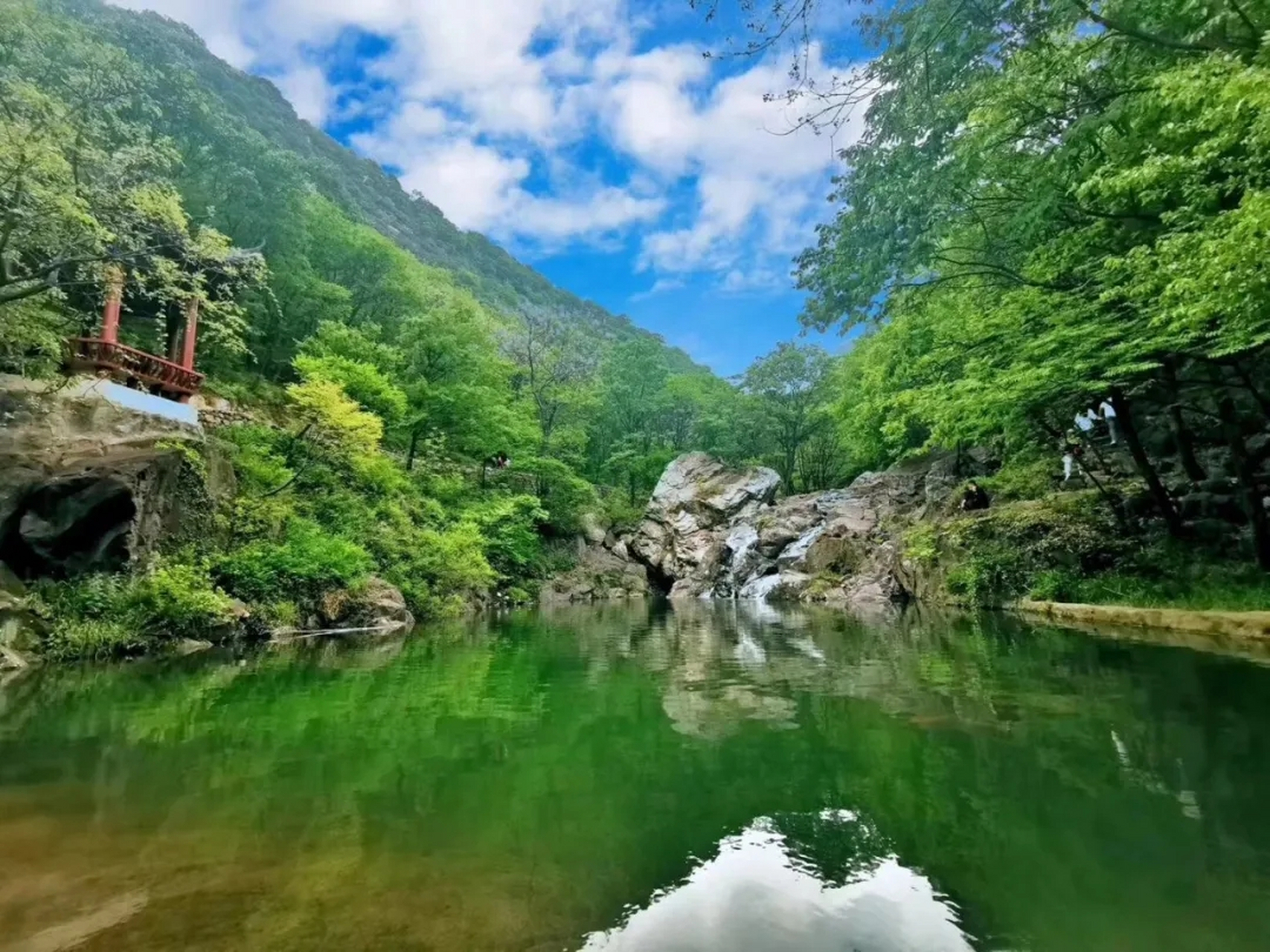 夏日生活创作季#  舞钢祥龙谷位于河南省舞钢市南部的山区,这里山高