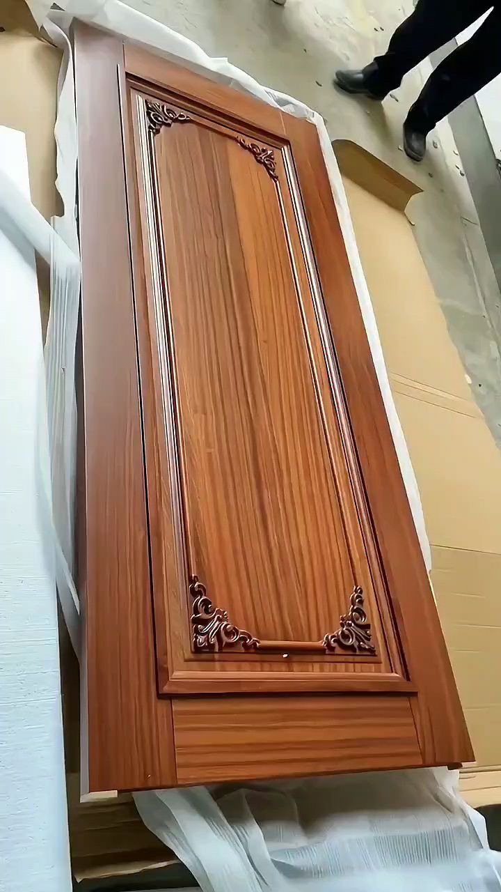 新中式风格刚果沙比利原木门,你喜欢吗.