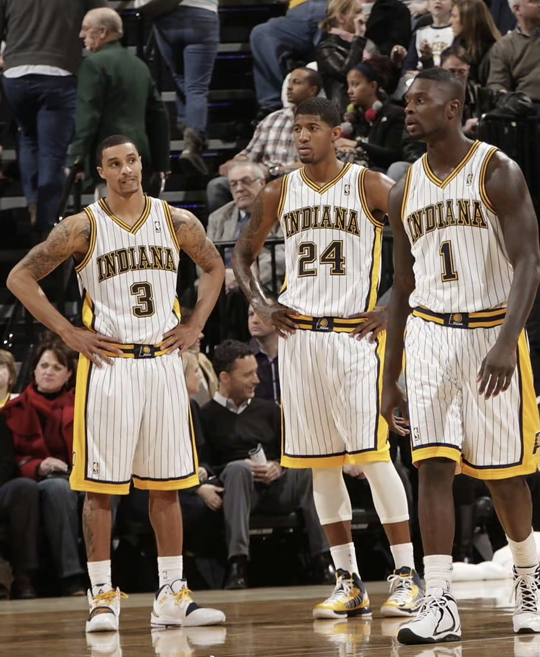 印第安纳步行者老球衣:乔治希尔 保罗乔治 史蒂芬森