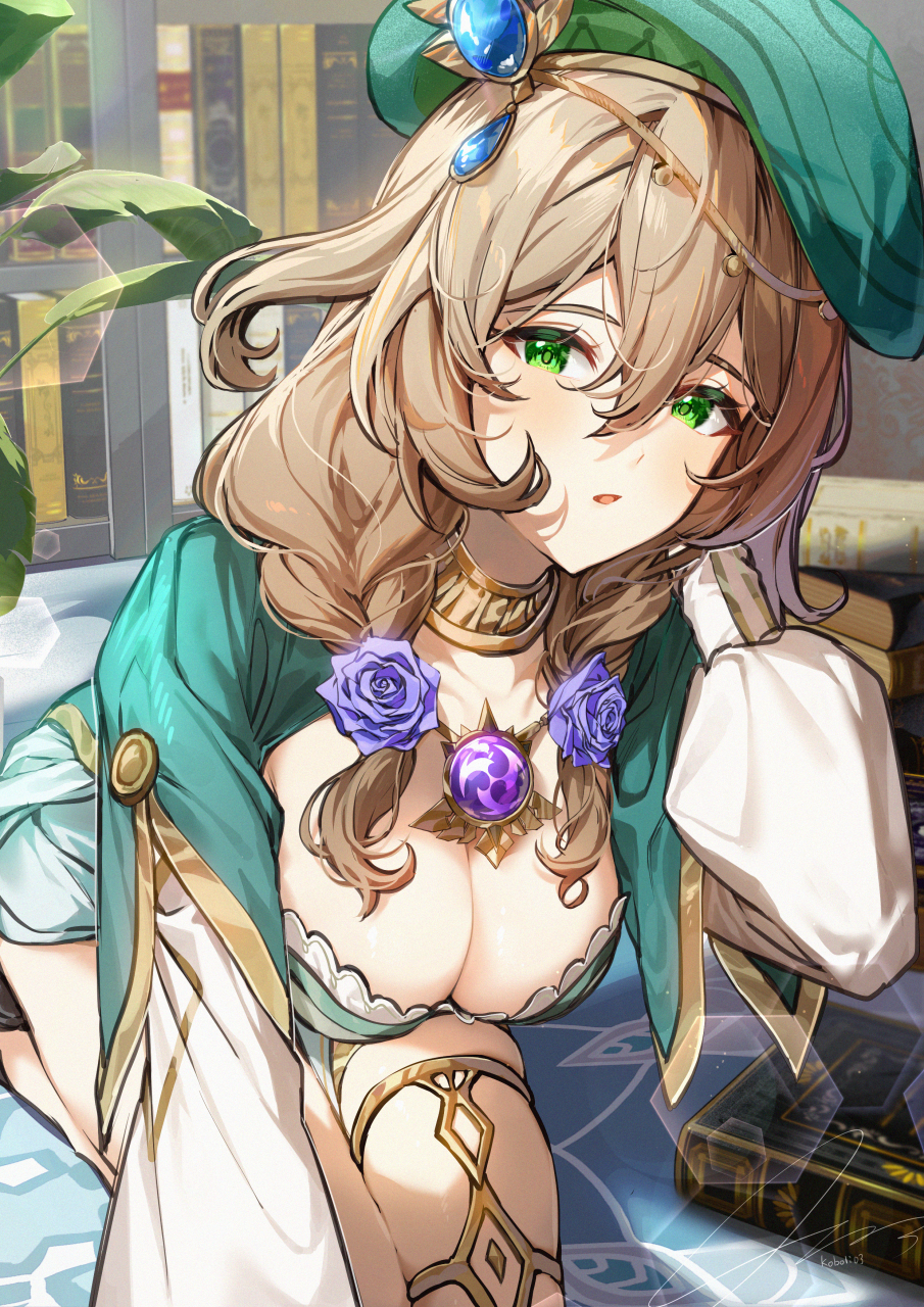 原神美图分享61丽莎 丽莎:欸?小可爱想看看姐姐的神之眼?