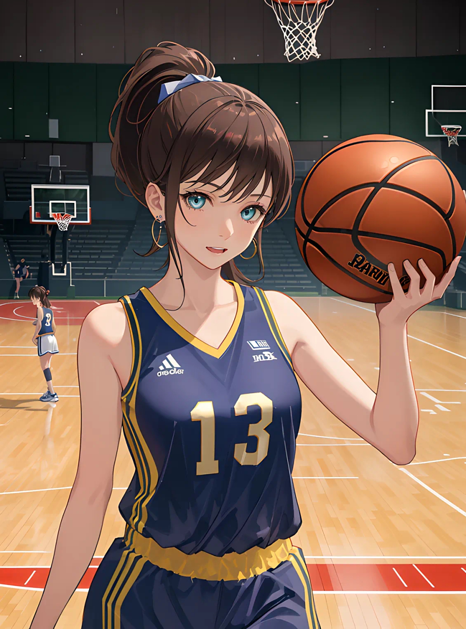 动漫壁纸# 篮球女孩