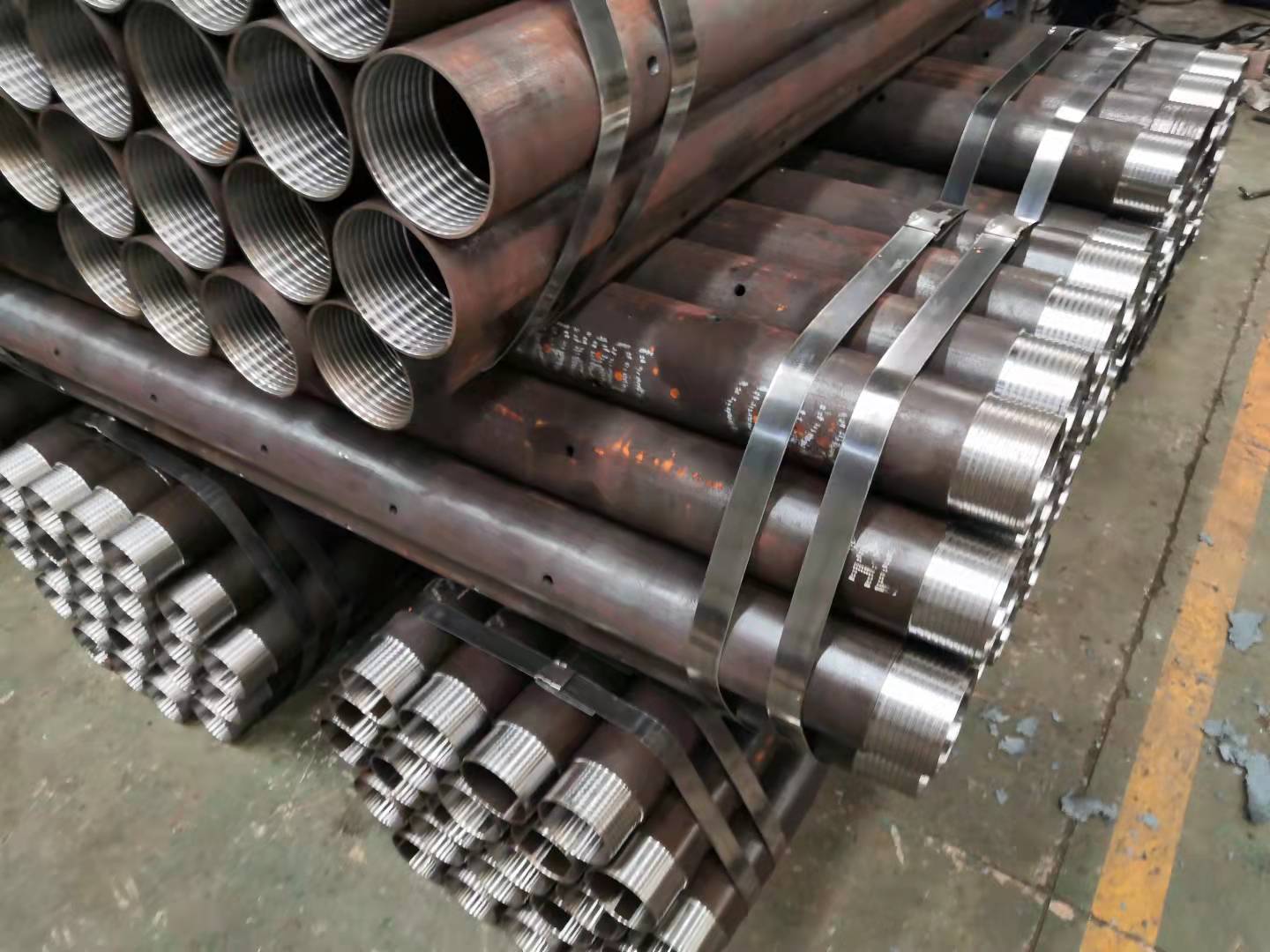 卓亚隧道钢花管加工地质套管108*6管棚管