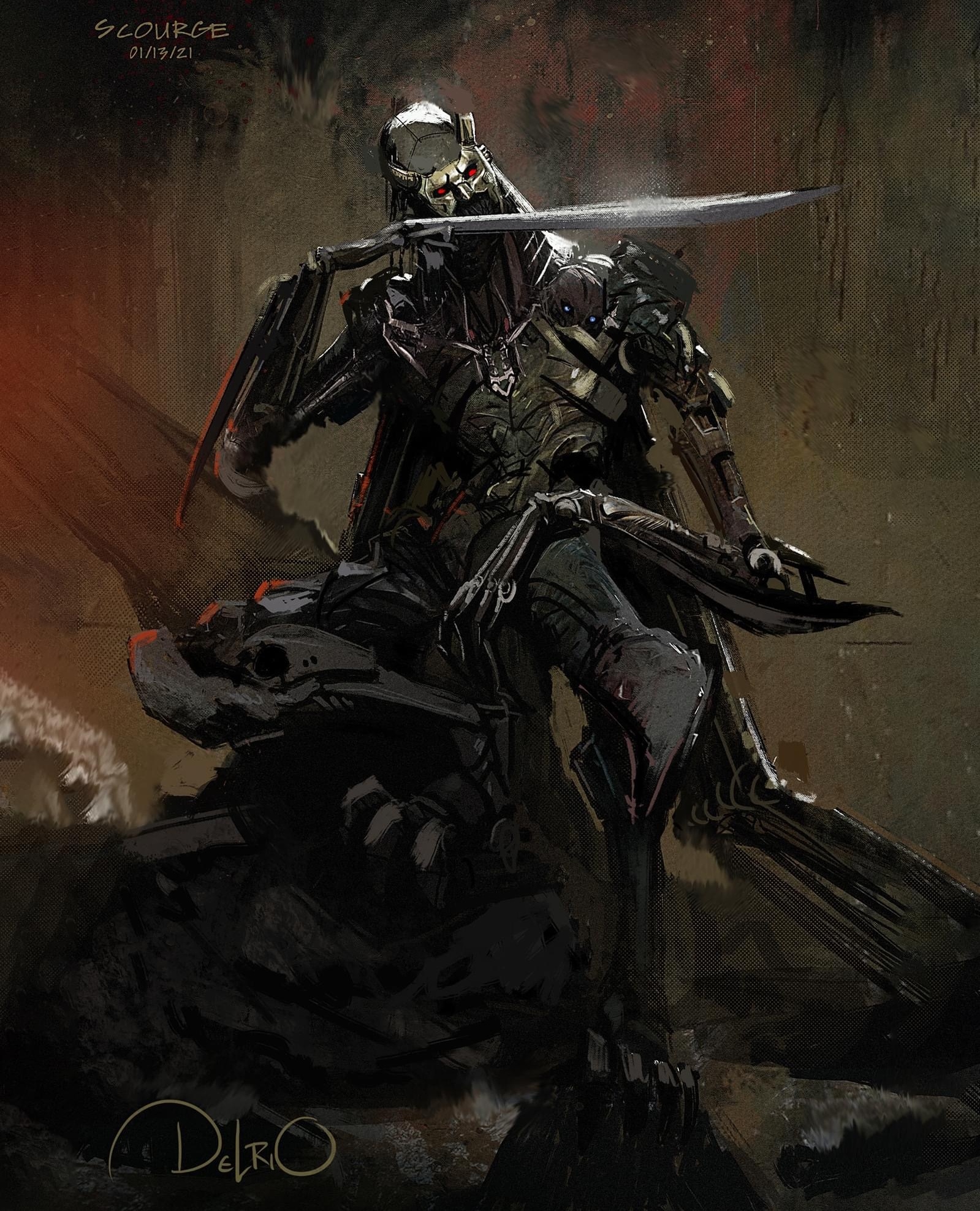 电影《变形金刚:超能勇士崛起》角色设定插画再更新