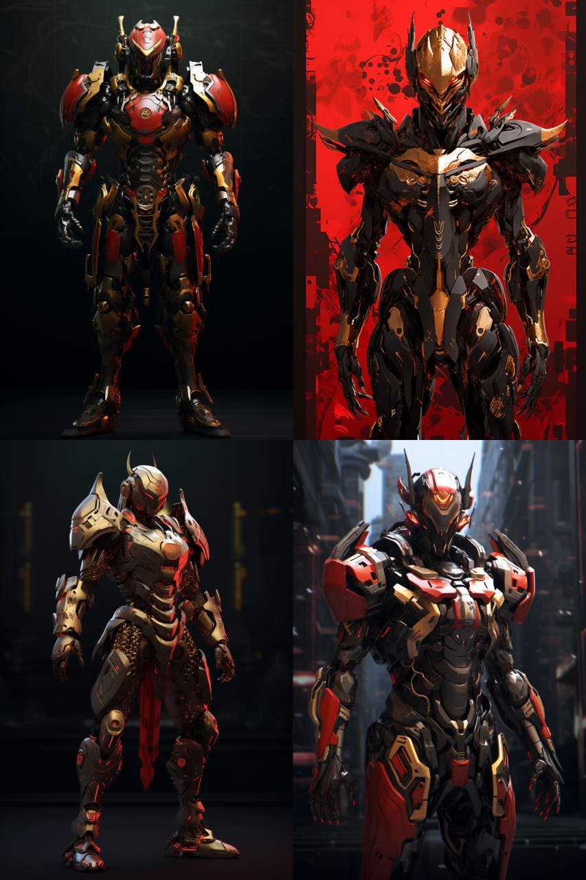 炫酷机甲战士#ai绘画# #机甲# #壁纸