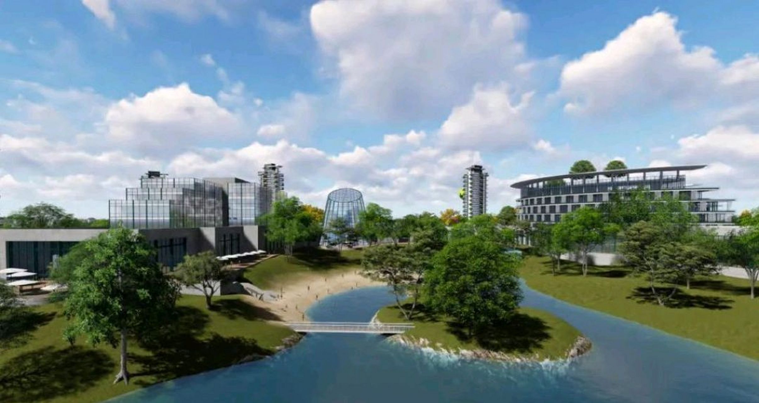 可兰建筑设计事务所参与竞标的四川交投置地三岔湖董家埂地块项目方案