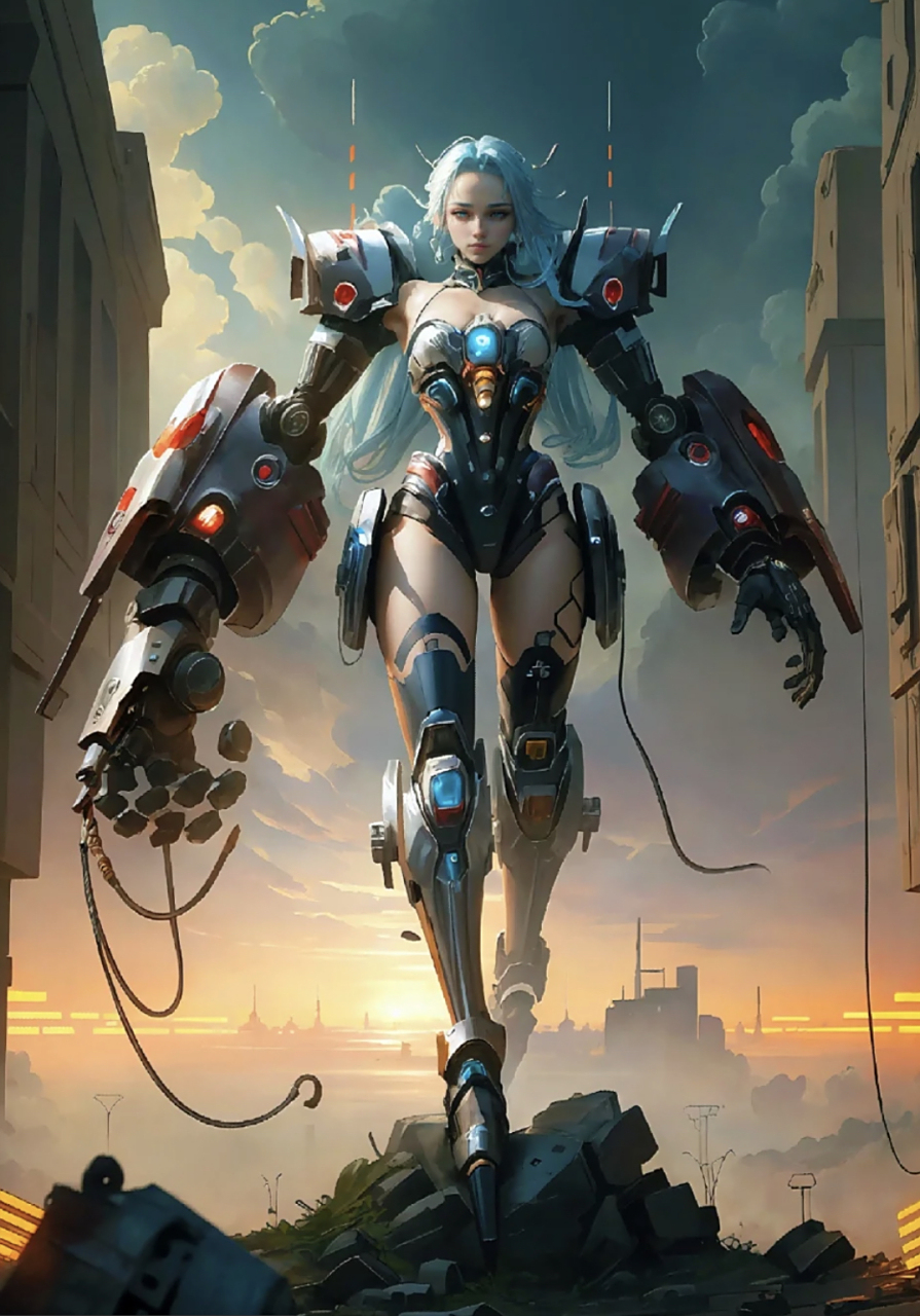 巨臂女机甲[期待]#动漫