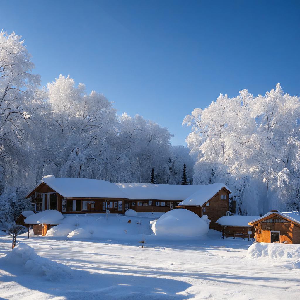 分享美丽雪景