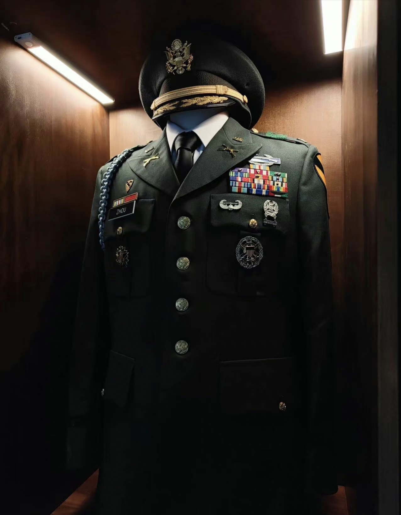 美国陆军a类常服ag489色版,美国陆军a类常服赏析