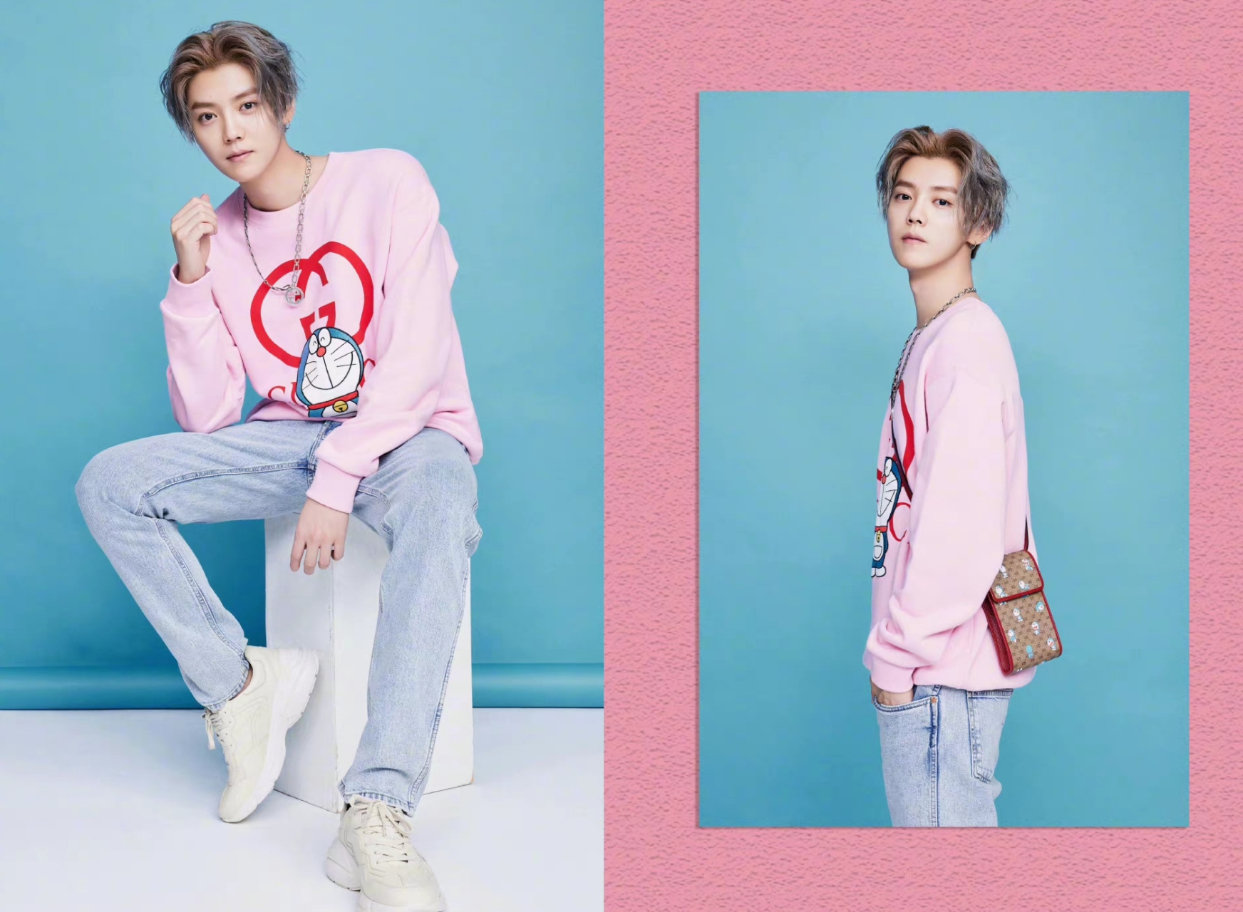 鹿晗,一个集帅气,秀气,man,搞笑与一体的男人.