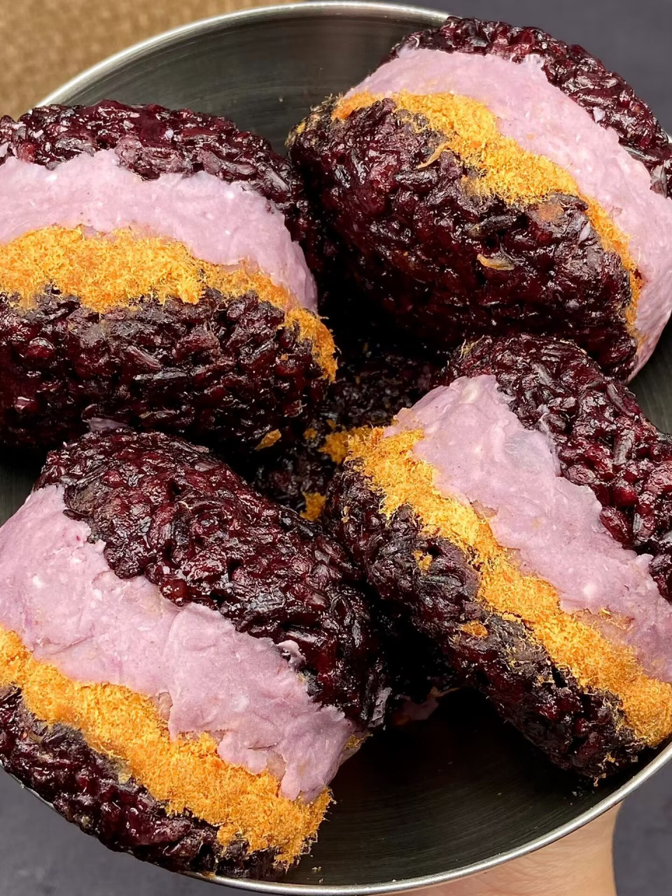 这个低卡血糯米芋泥奶砖我真的爱死!