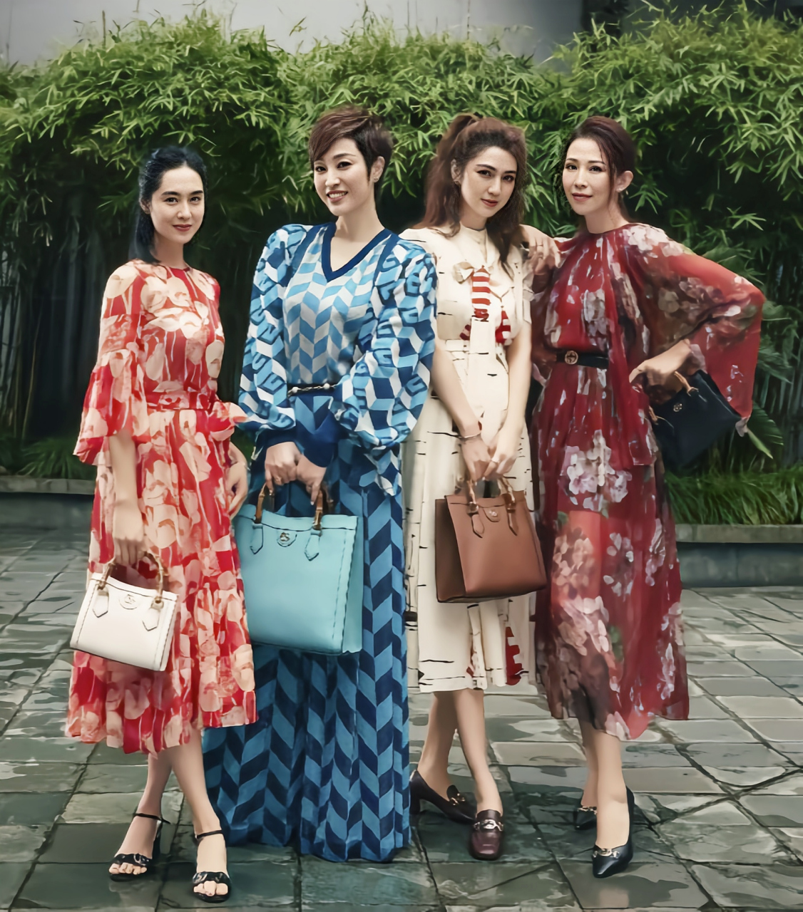 娱乐明星# 蔡少芬身高173cm,洪欣身高171cm,陈法蓉身高168cm,朱茵