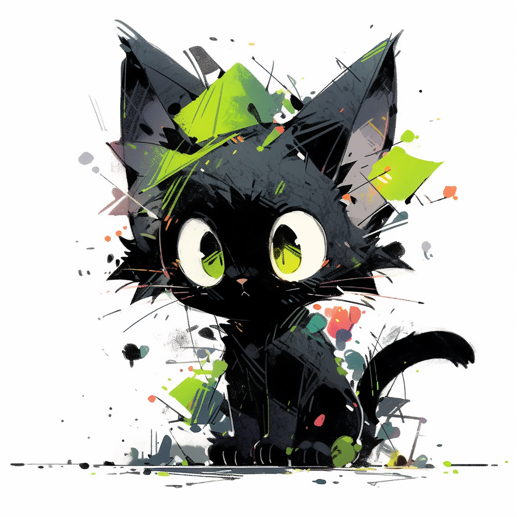 五彩斑斓的黑|小黑猫