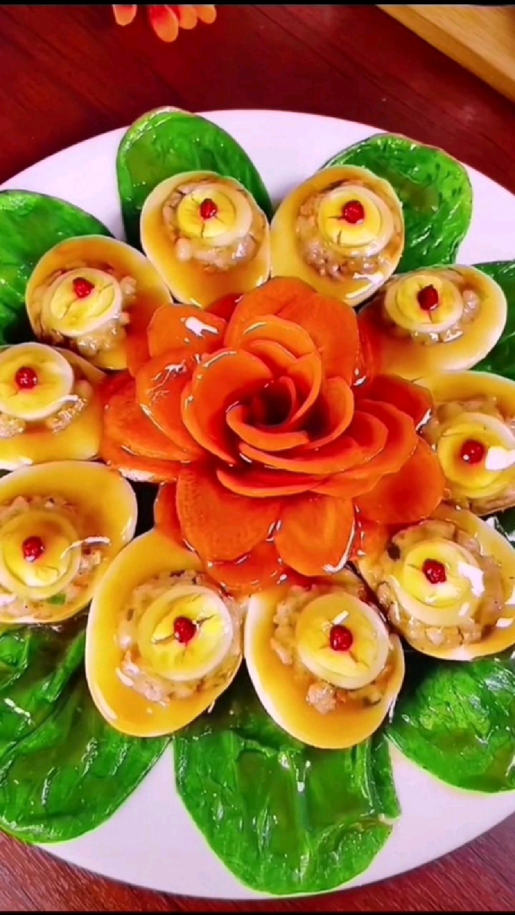 年夜菜必不可少的,花开富贵