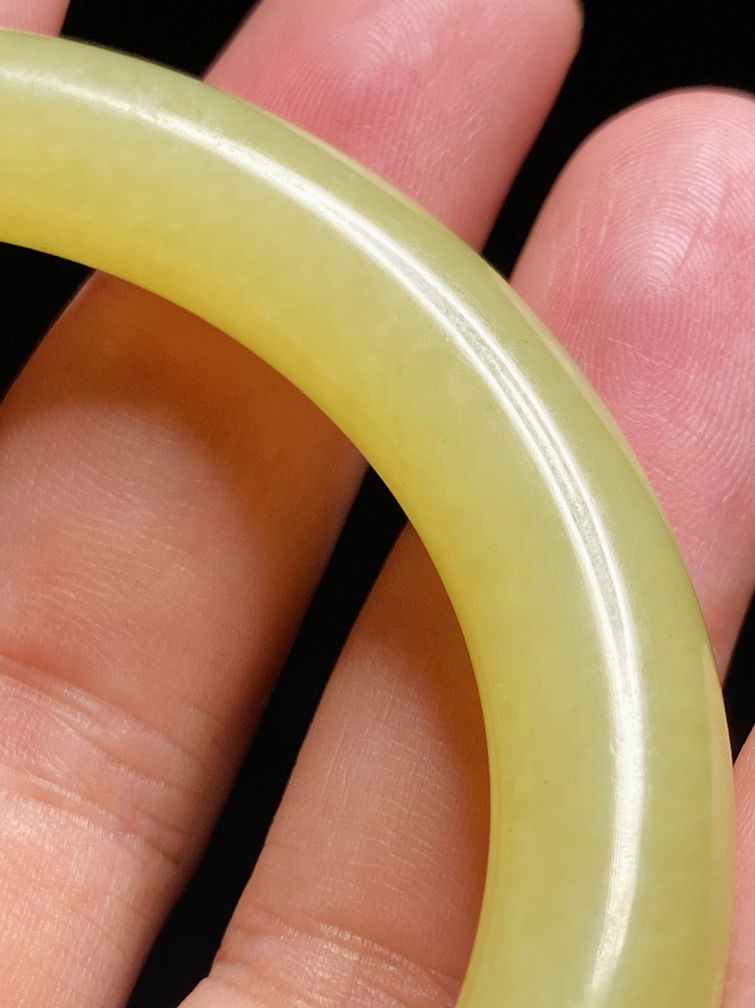 清 和田玉籽料 黄玉 手镯