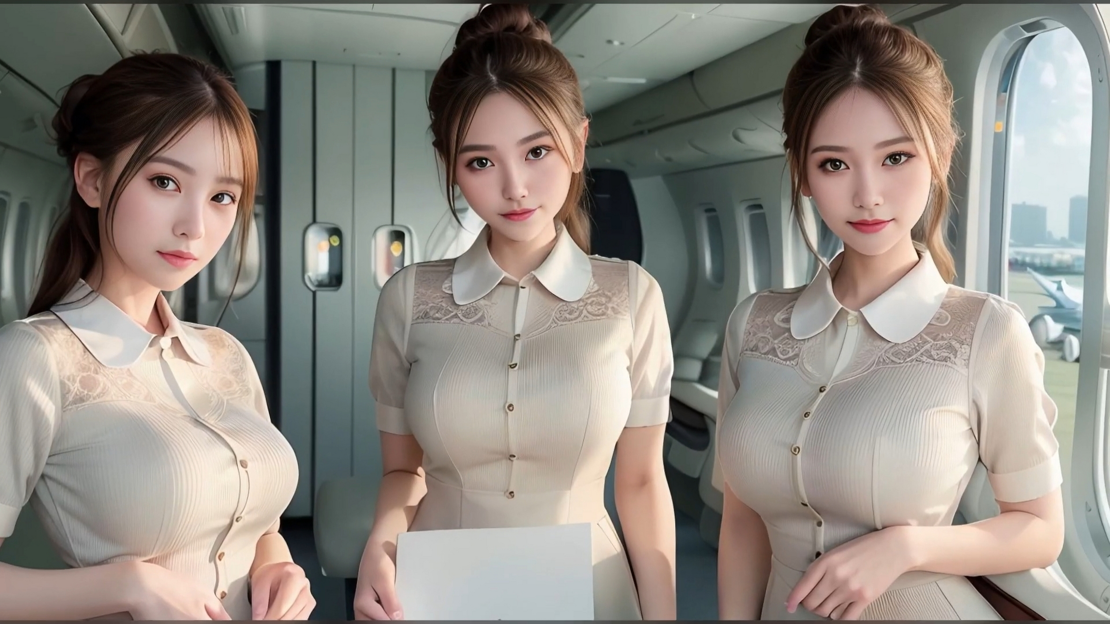 空姐制服横屏《三》