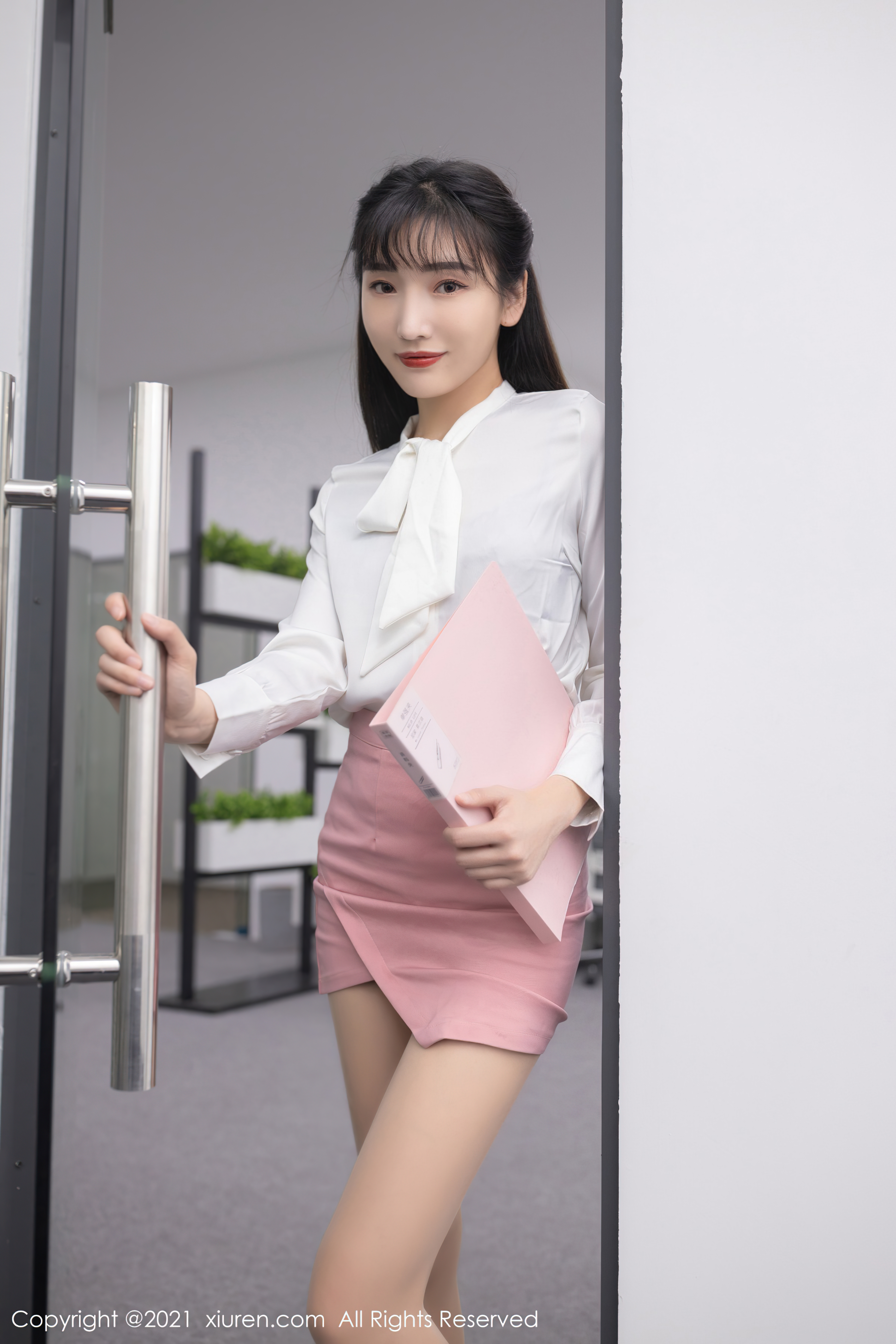 3030 (3 高颜值模特陆萱萱精选写真美图OL制服写真