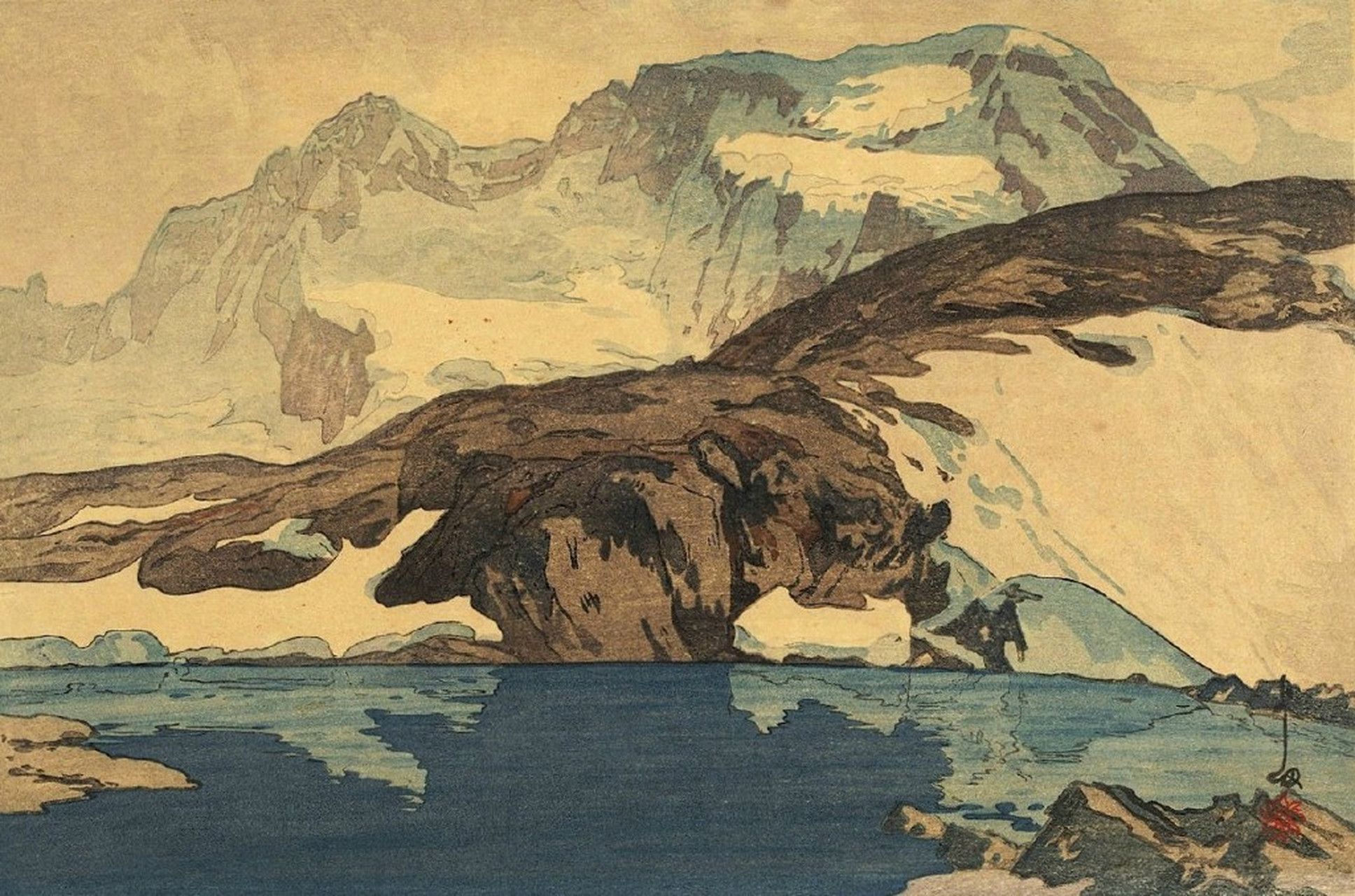 版画艺术家hiroshi yoshida 676767 #绘画欣赏