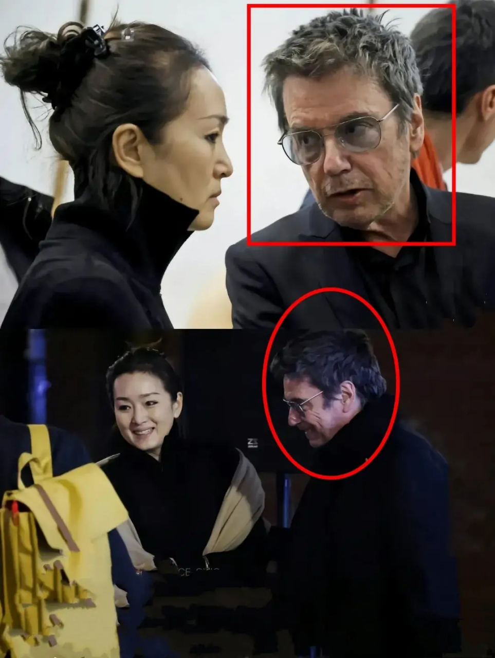 巩俐与老公米歇尔 这两天巩俐与老公也登上了热搜,巩俐老公米歇尔是音