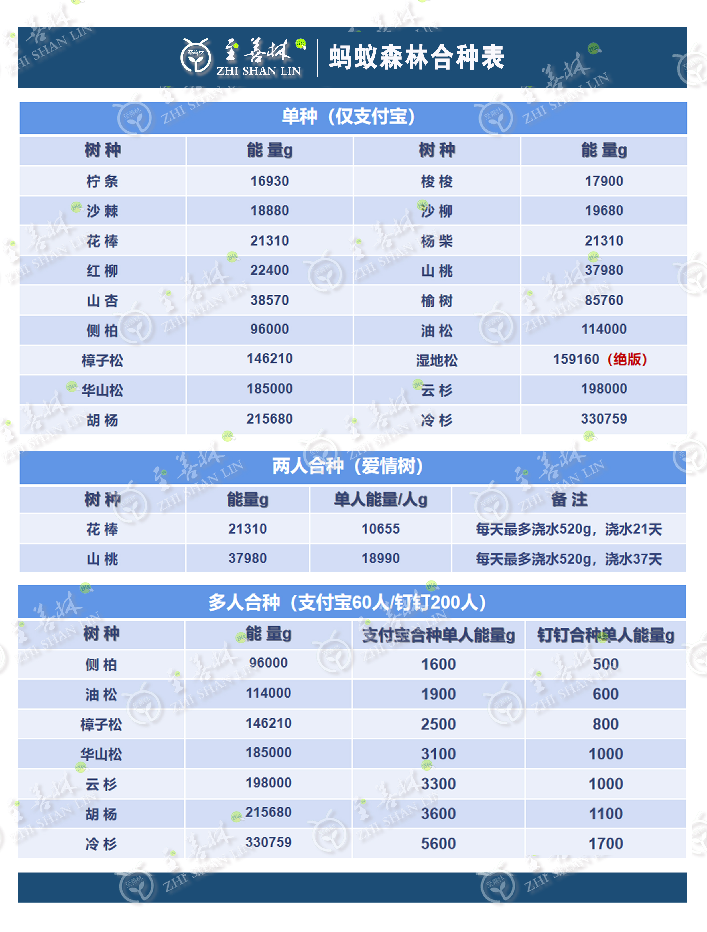 蚂蚁森林全部种完图图片