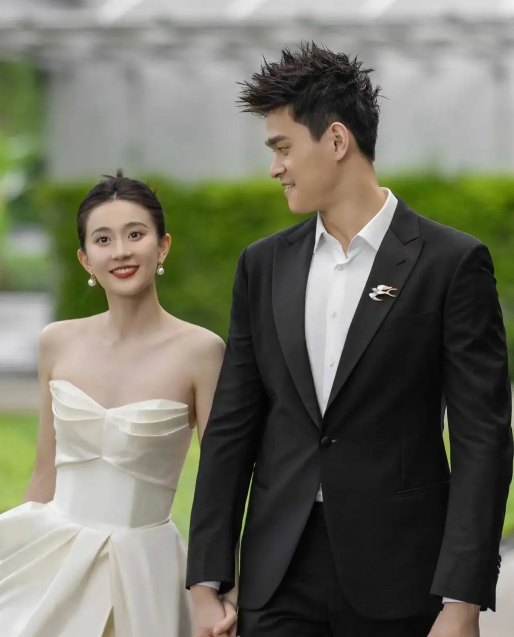 孙杨# #张豆豆# #孙杨和张豆豆官宣结婚