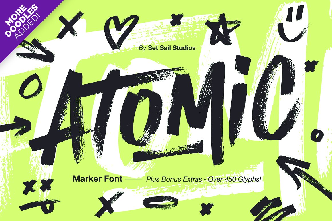 ATOMIC Marker Font