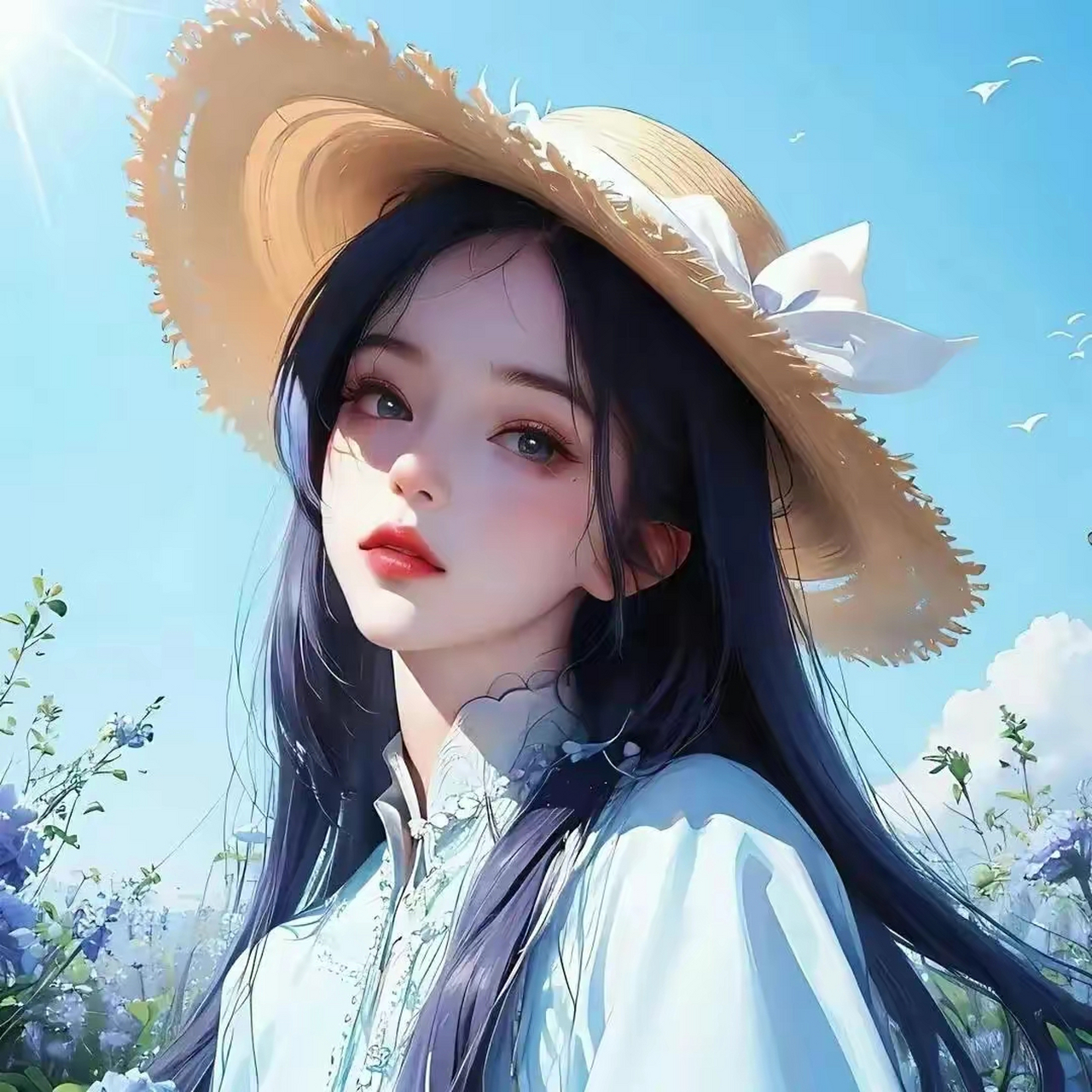 我问他是不是特别漂亮,仙气飘飘才叫做小仙女.