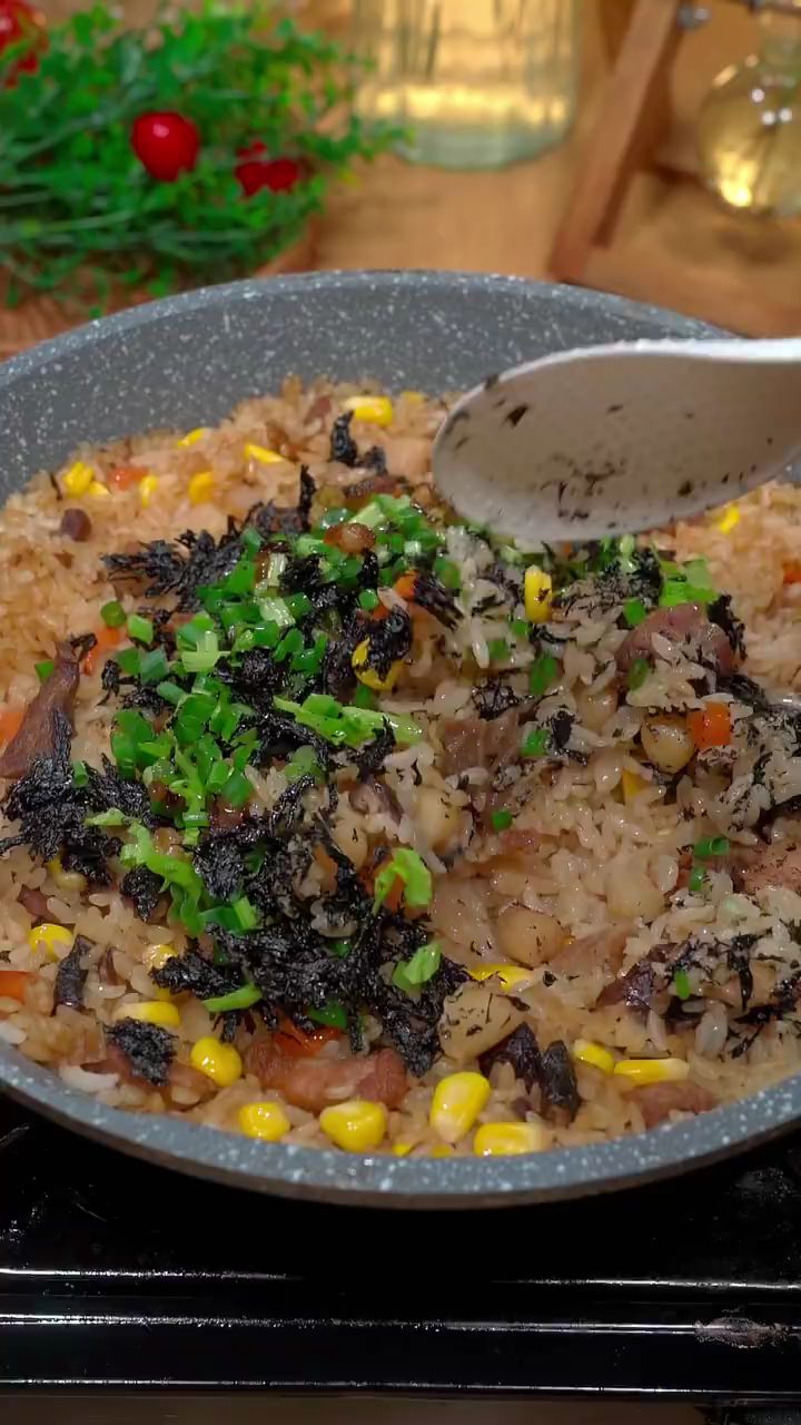 紫菜焖饭简单好吃