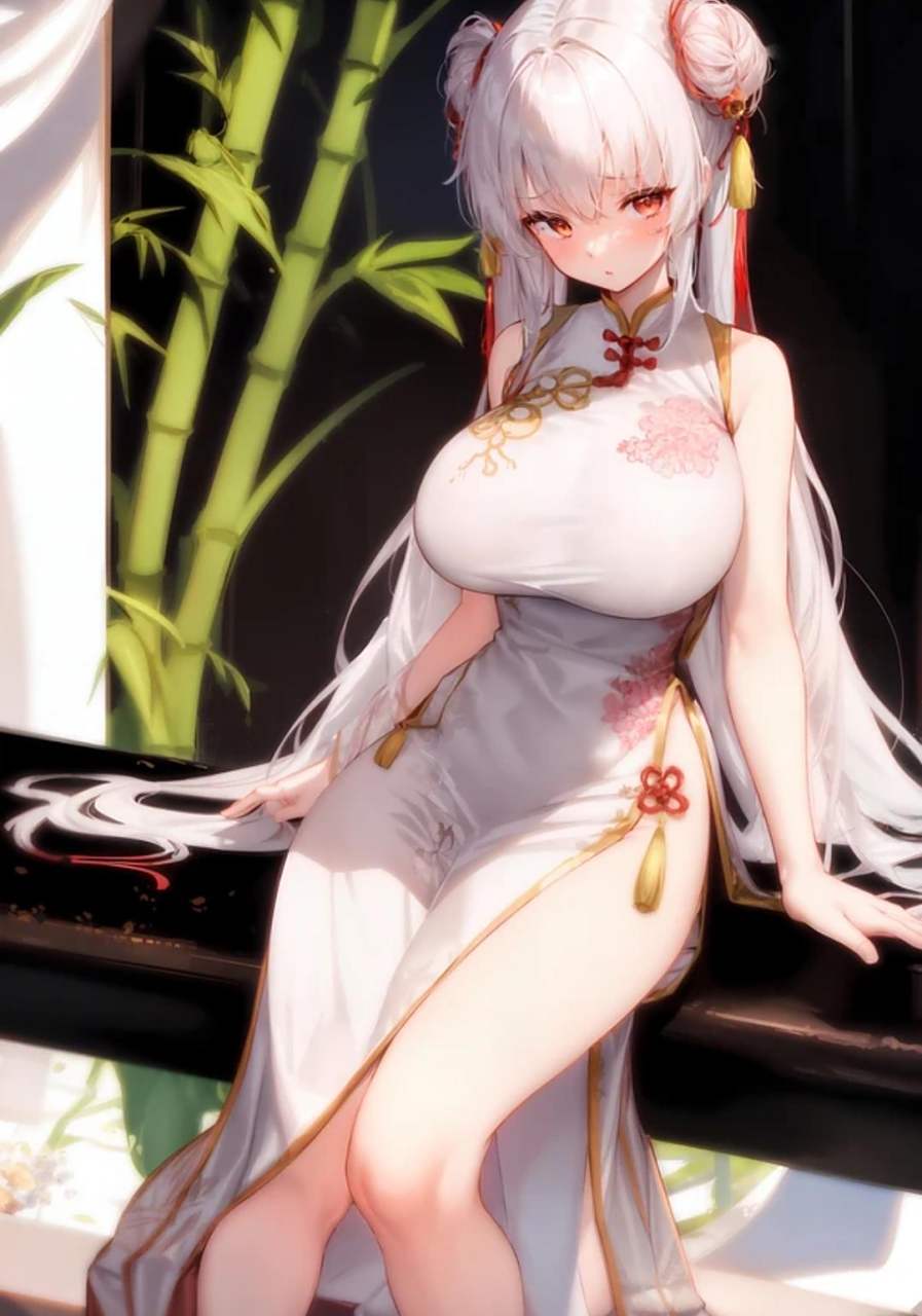 旗袍动漫美少女#动漫#二次元美图