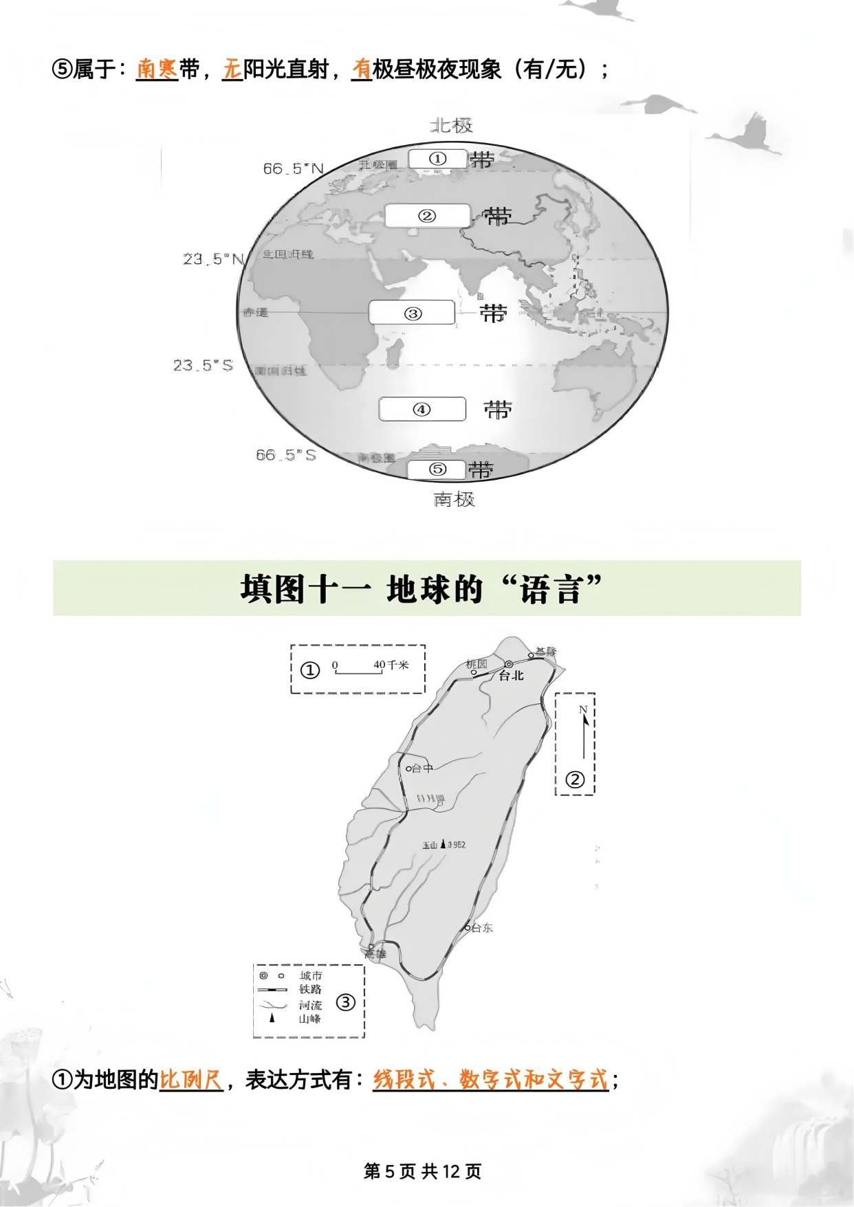 七上地理填图｜全册考点覆盖(七年级地理上册填图综合题全集)