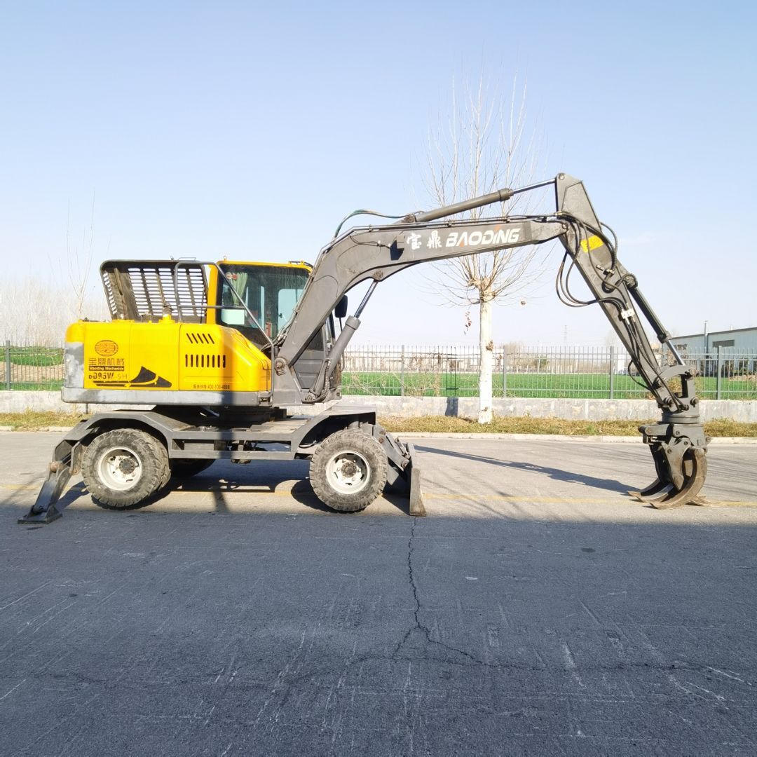 22年宝鼎抓木机 抓料机 二手挖机 轮式夹木机 铁路枕木机 旋挖转