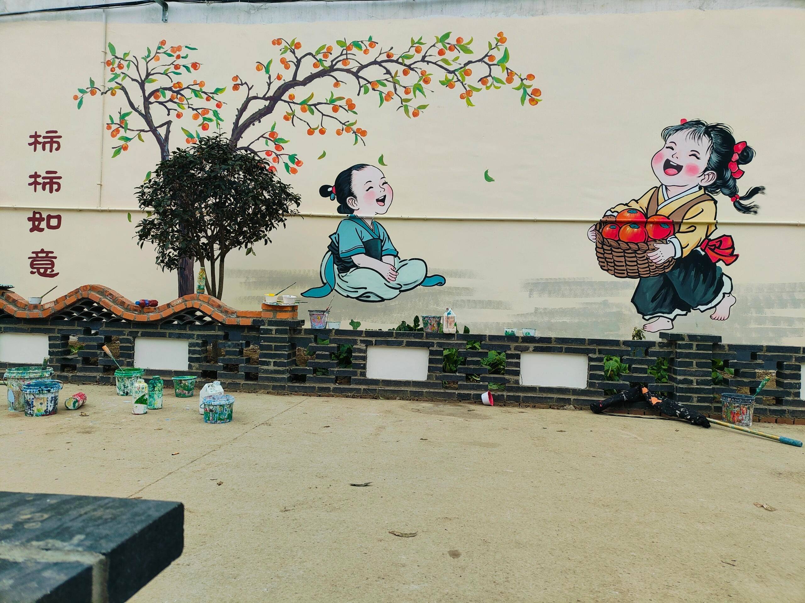 连云港市美丽乡村文化彩绘墙绘