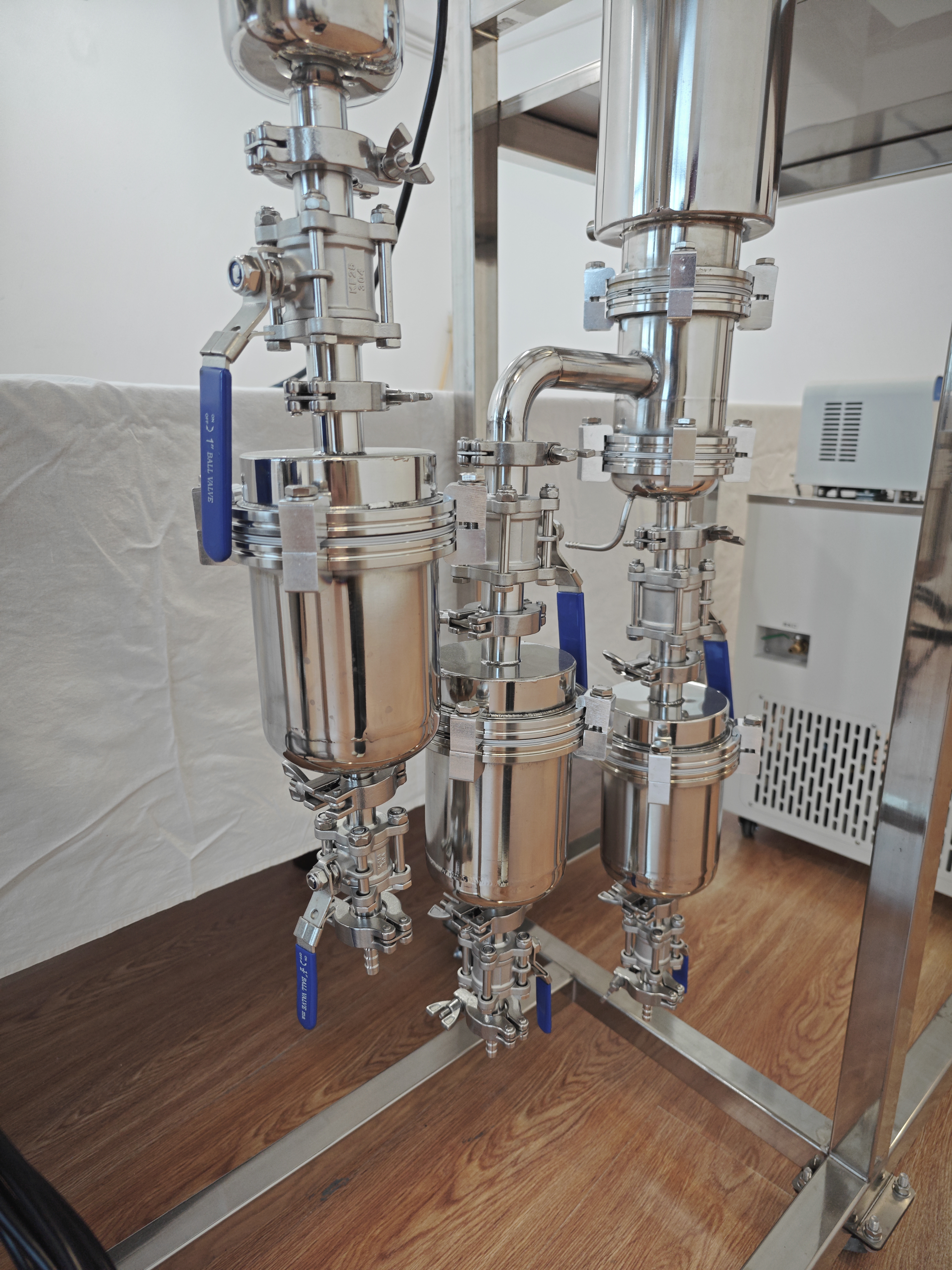 短程蒸馏的组成真空泵冷阱