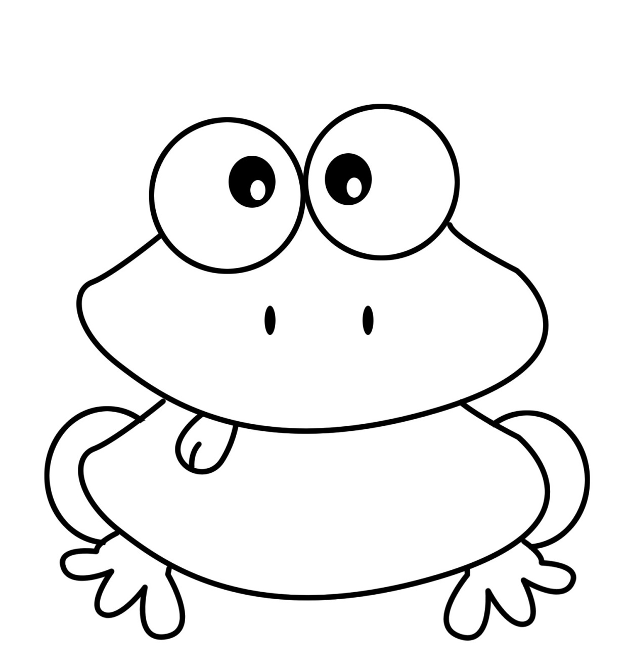 青蛙简笔怎么样画