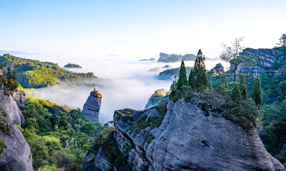 冠豸山风景区图片图片