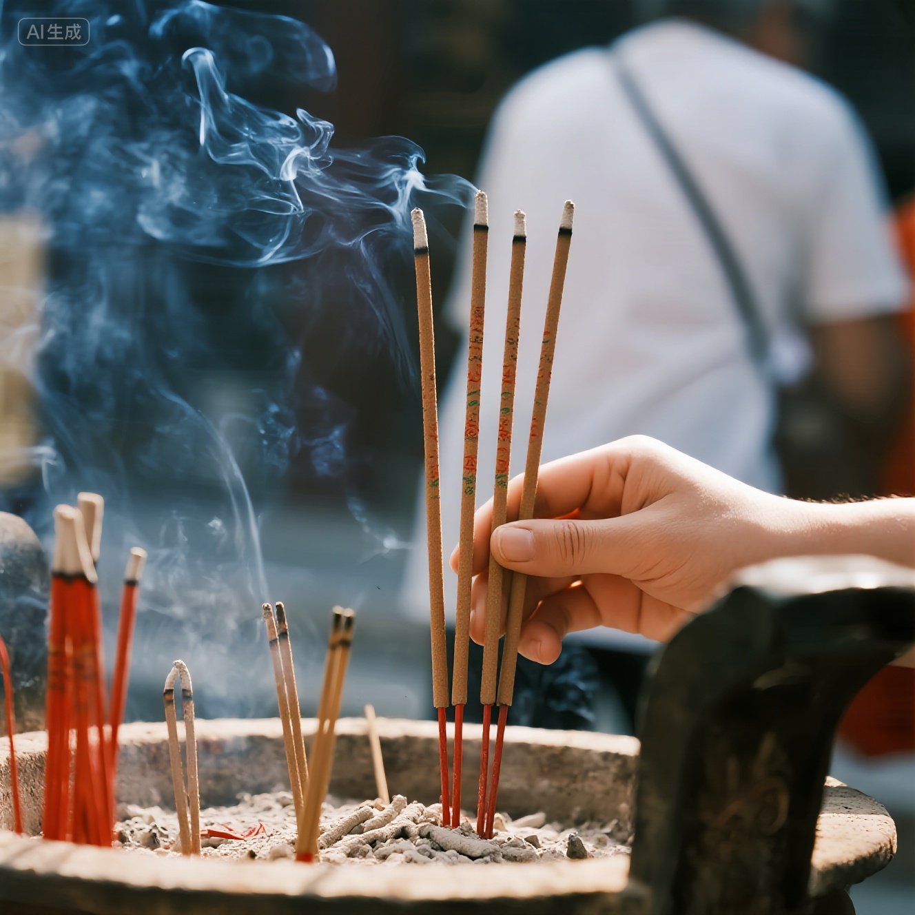 三支香不能这样插,香师傅提醒:正确上香才有效,否则不祥