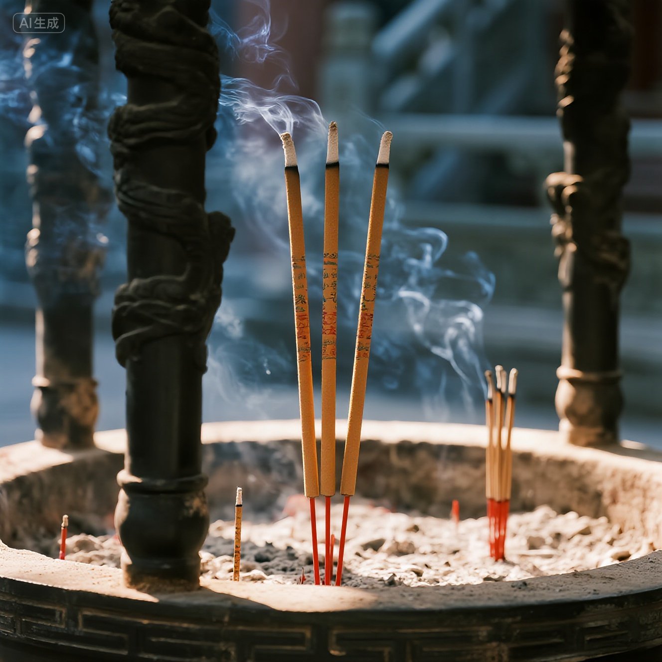 三支香不能这样插,香师傅提醒:正确上香才有效,否则不祥