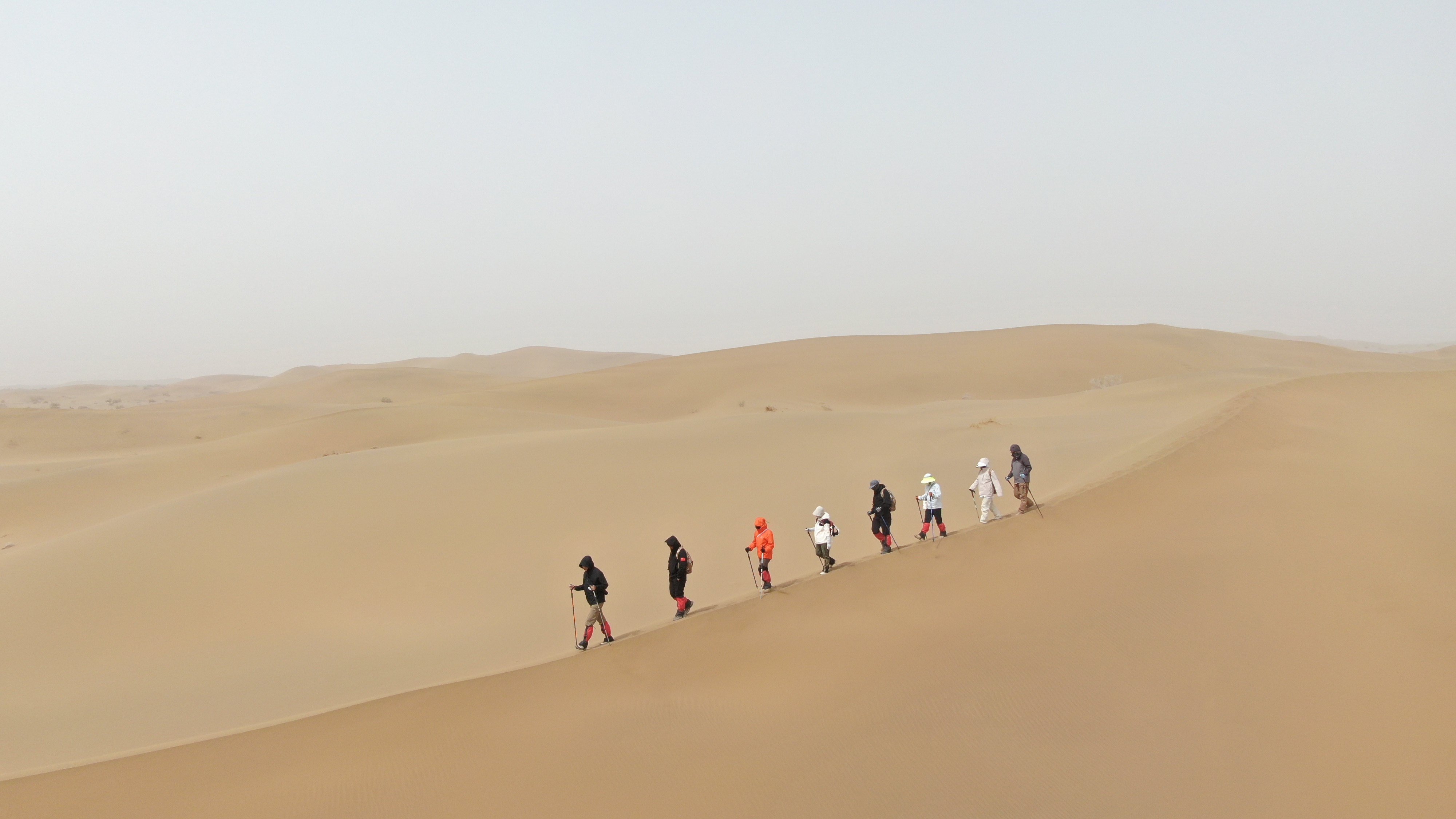 敦煌戈壁徒步,感受生命的沃土