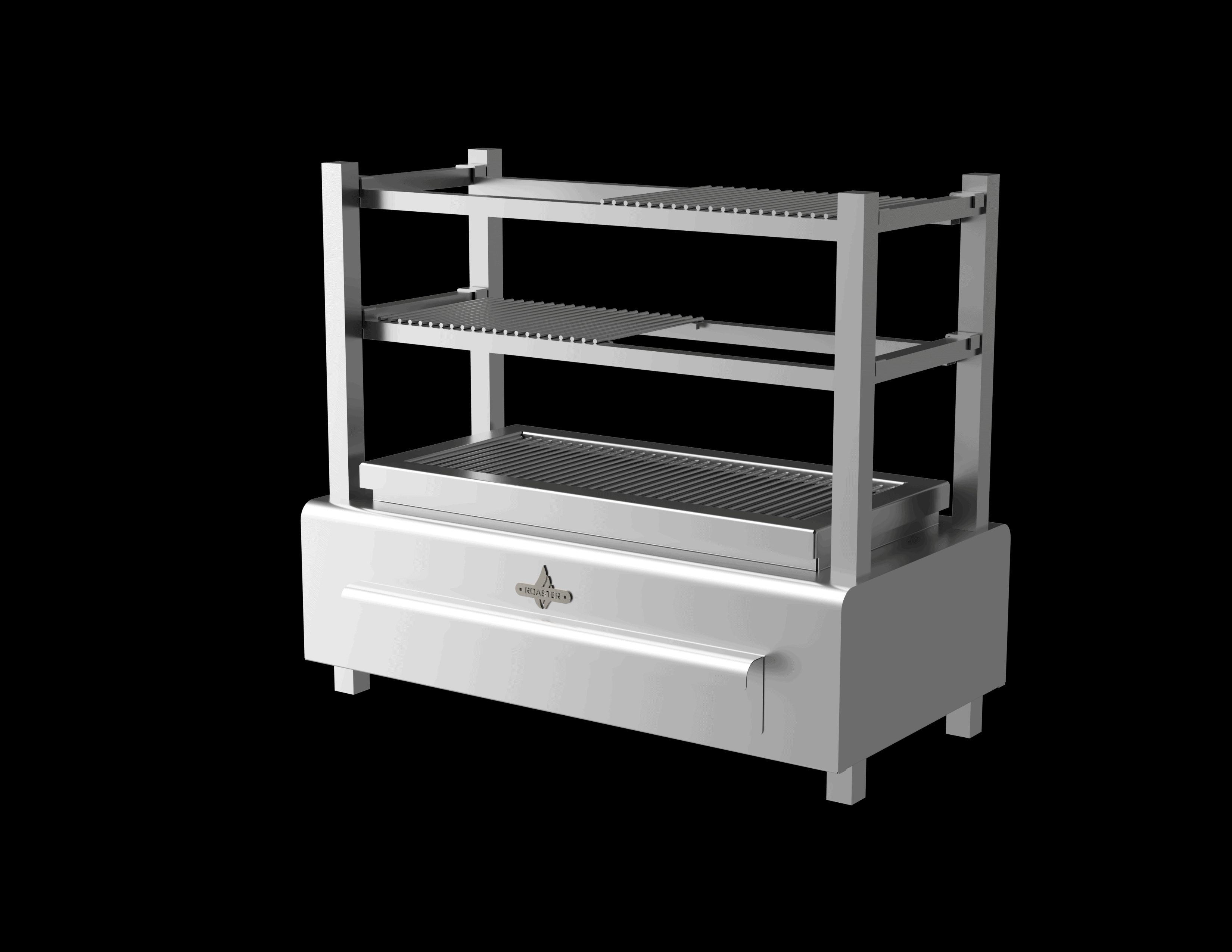 roaster gr85炭烤炉凭借其卓越设计,融合了希腊和日本的传统,特别适用