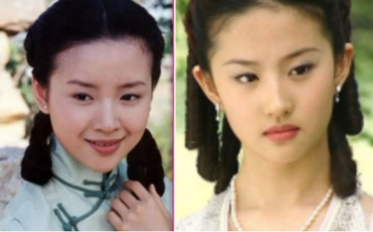 直到看了刘亦菲董洁21年前的合照,才知道,董洁能够当女主不简单
