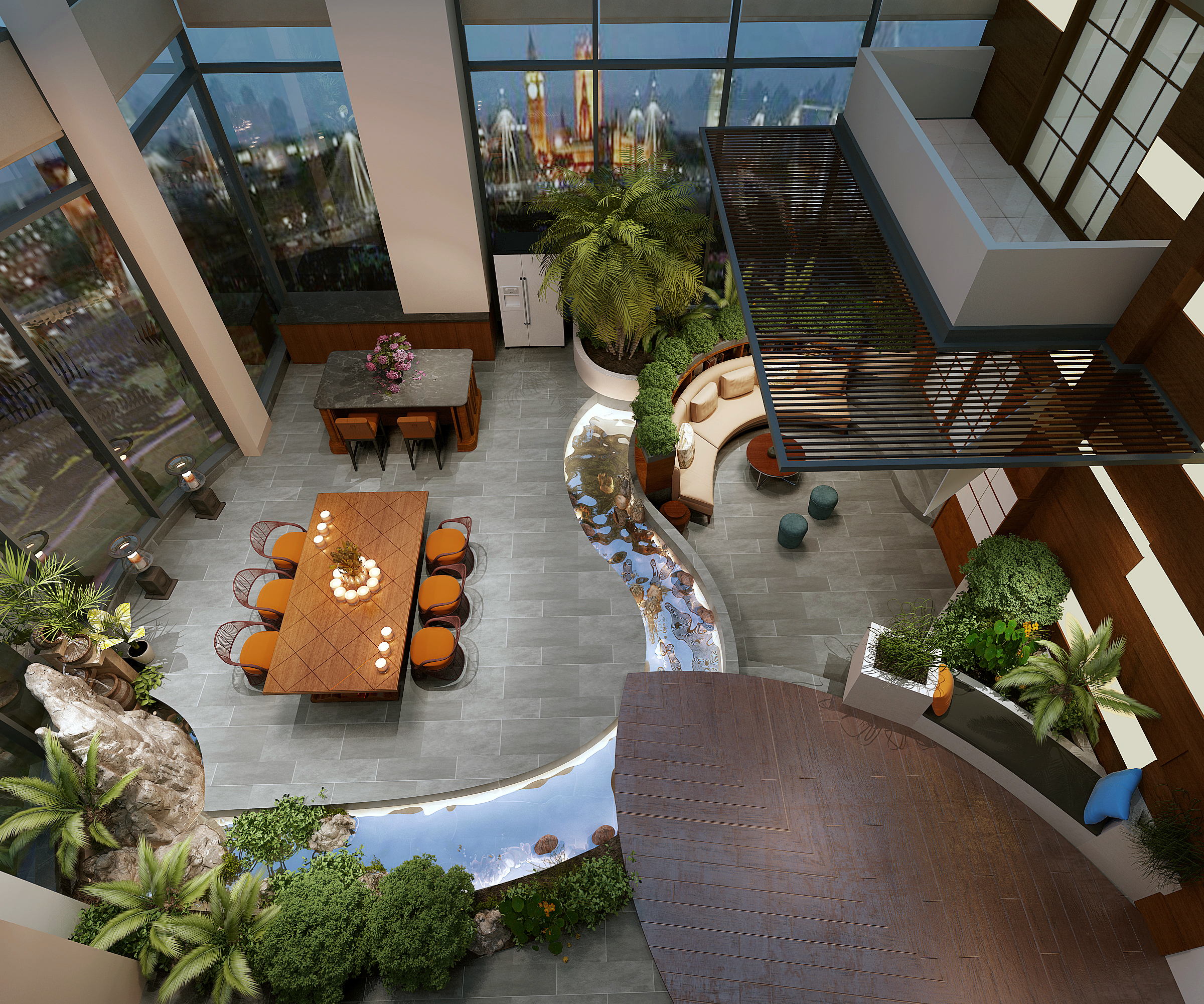 别墅花园装修实景图:打造梦幻家居绿洲