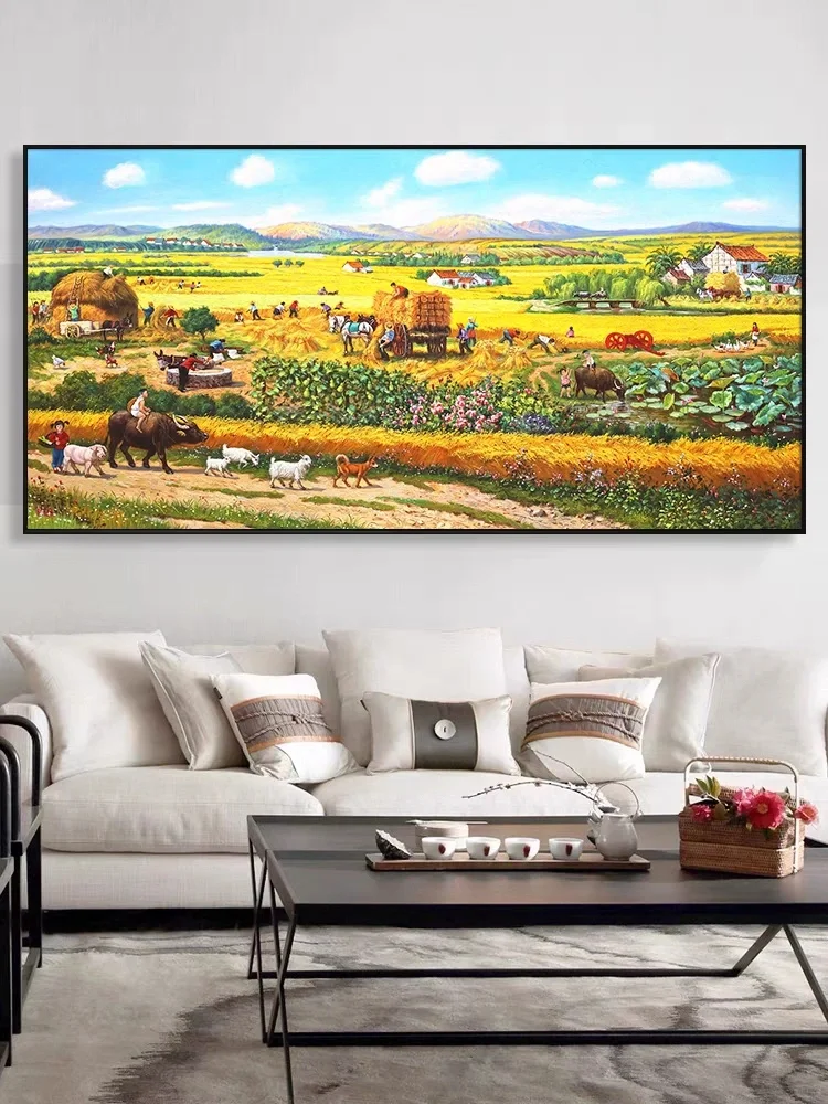 沙发背后适合挂什么画