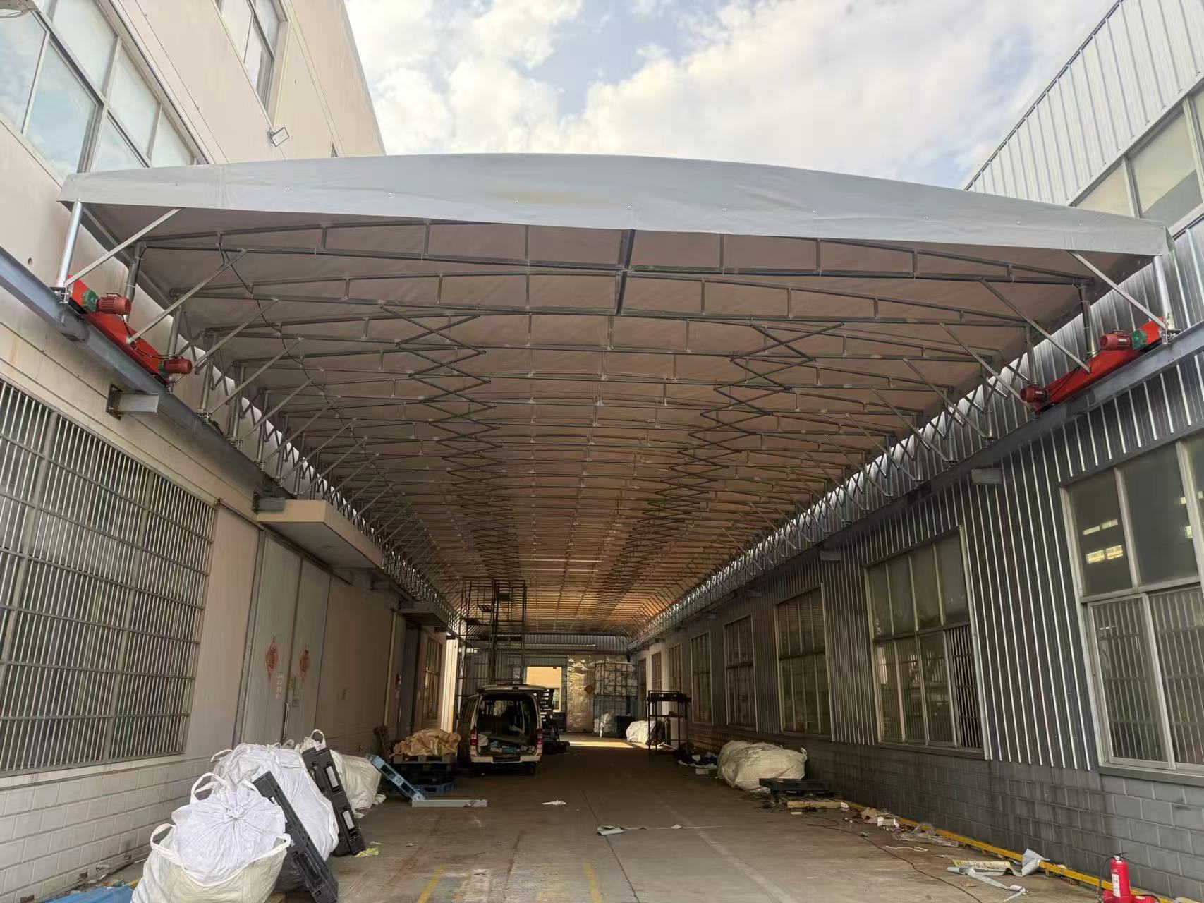 电动推拉棚 电动雨棚厂家 常州电动推拉棚 常州电动雨棚厂家 常州常佳