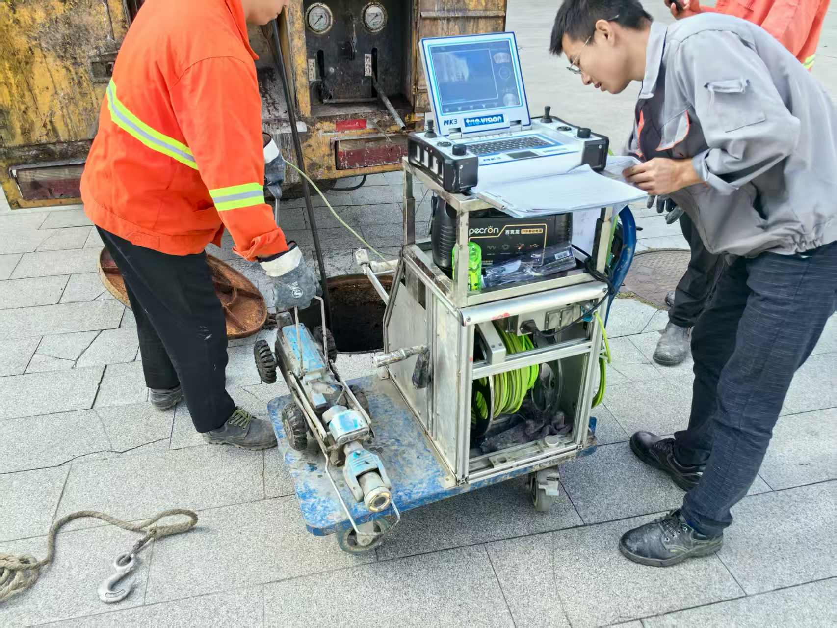太仓浏家港机器人qv检测污水管道公司